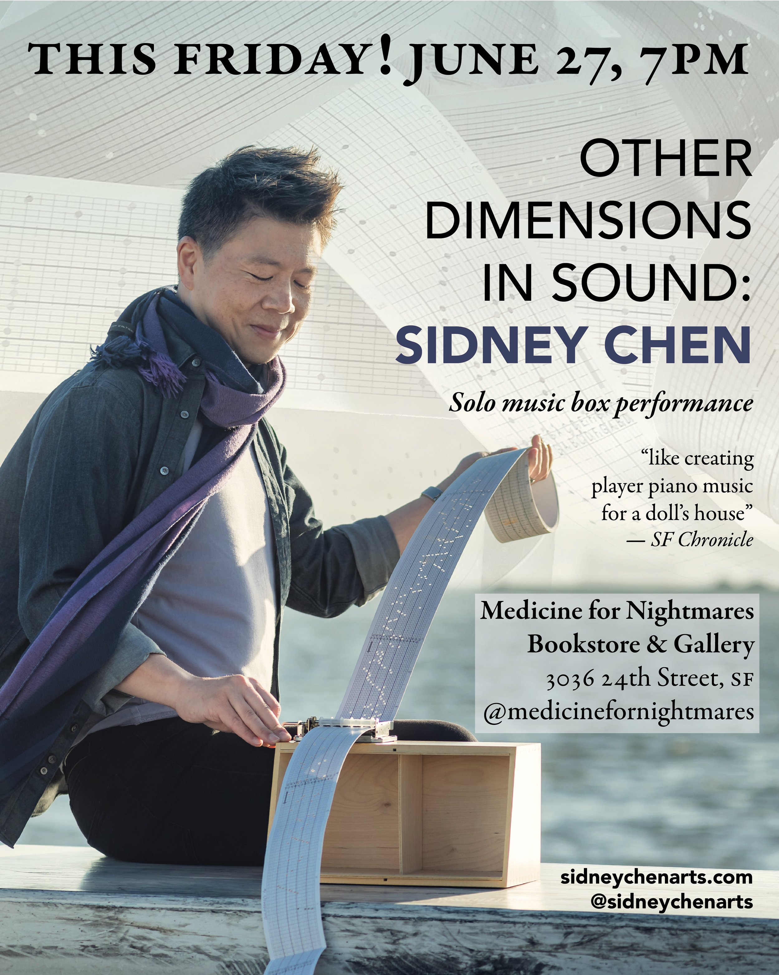 Other Dimensions in Sound presents Sidney Chen