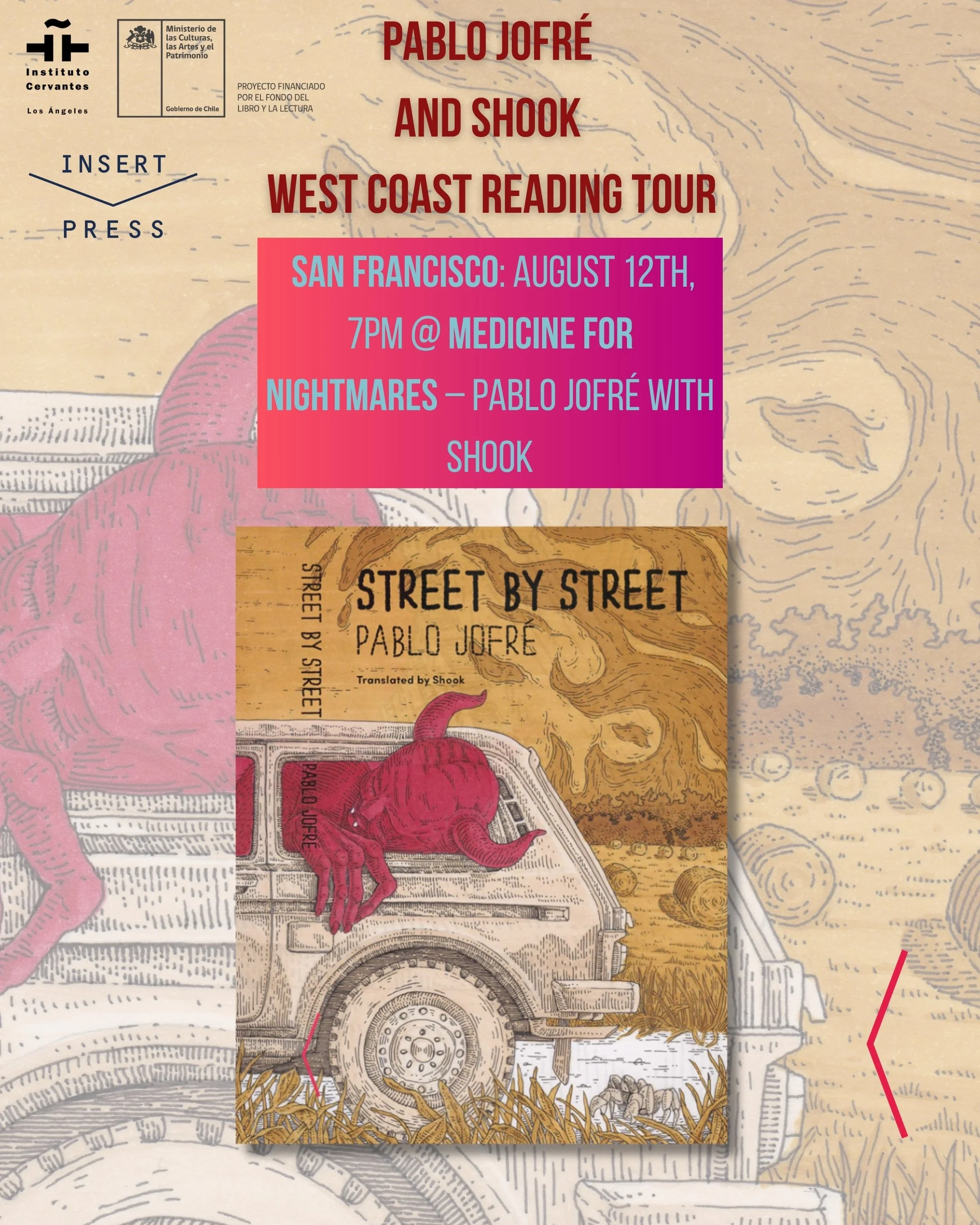 Pablo Jofré & Shook: West Coast Reading Tour