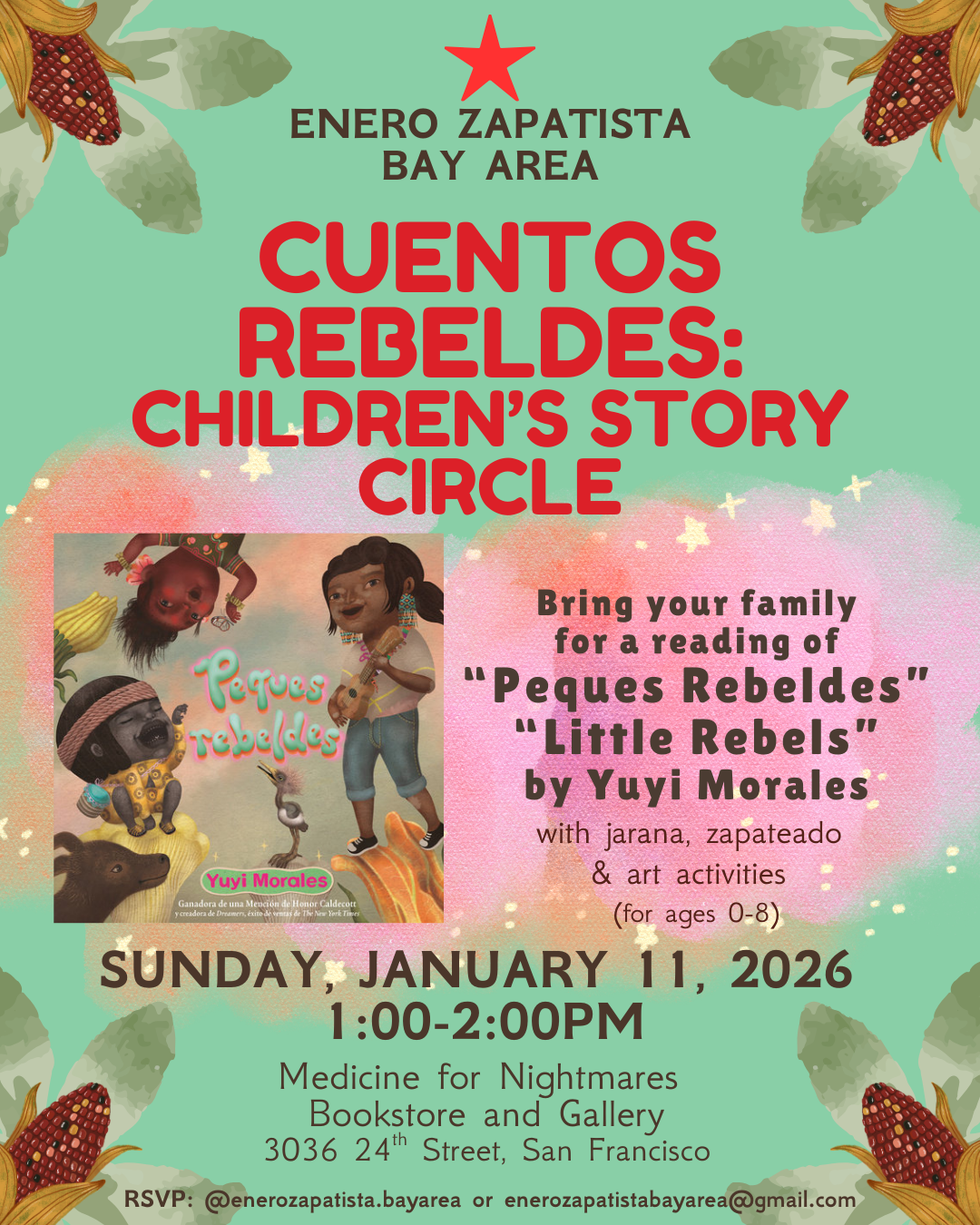 Cuentos Rebeldes: Children’s Story Circle with Enero Zapatista