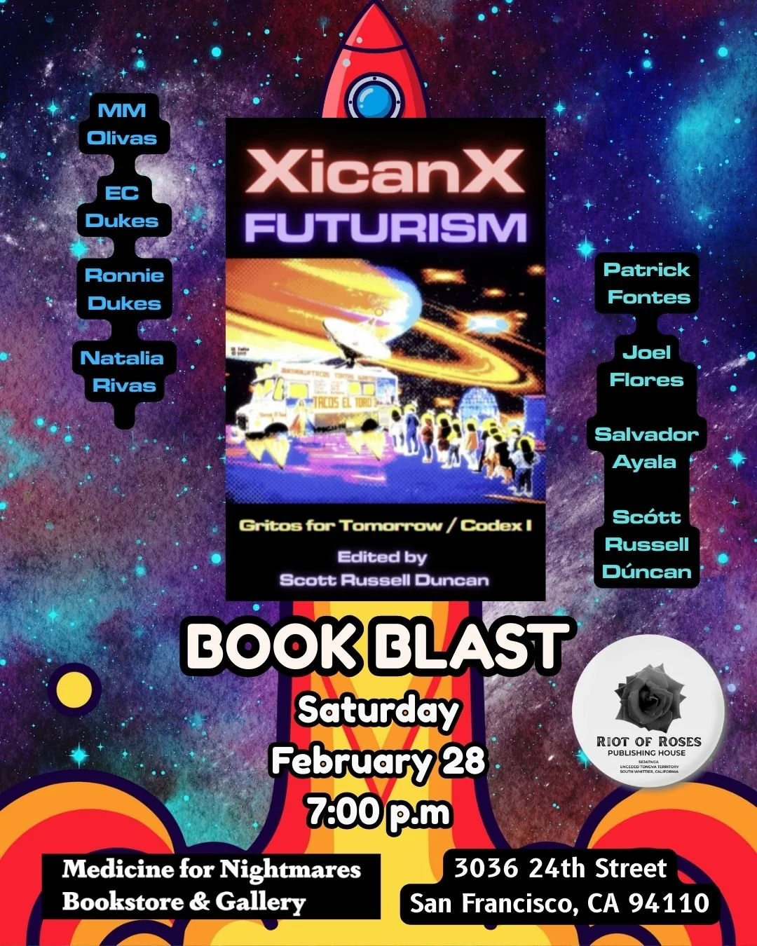 Xicanxfuturism: Gritos for Tomorrow, Codex I  ¡Northern California Blast!