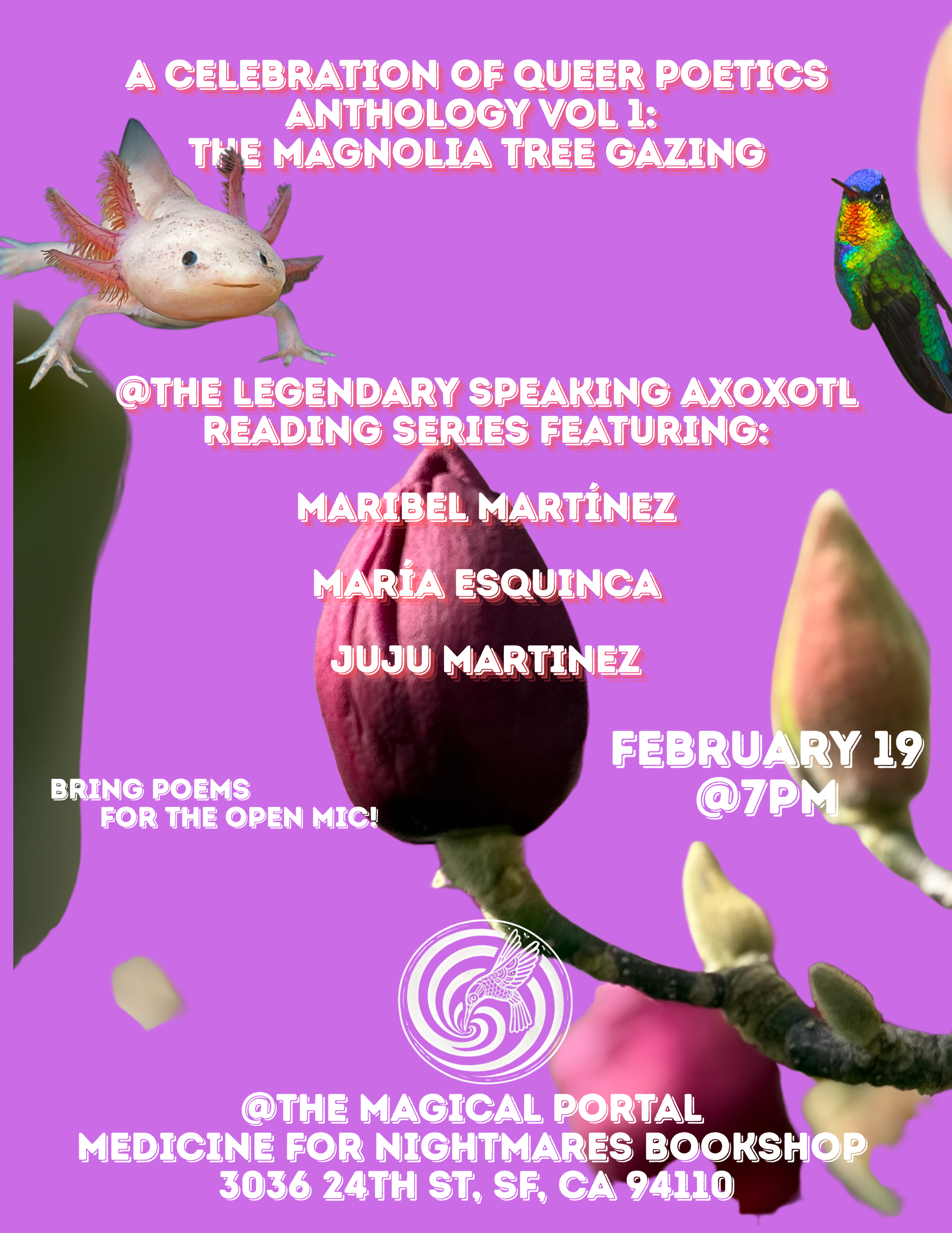 Speaking Axolotl presents A Celebration Of Queer Poetics