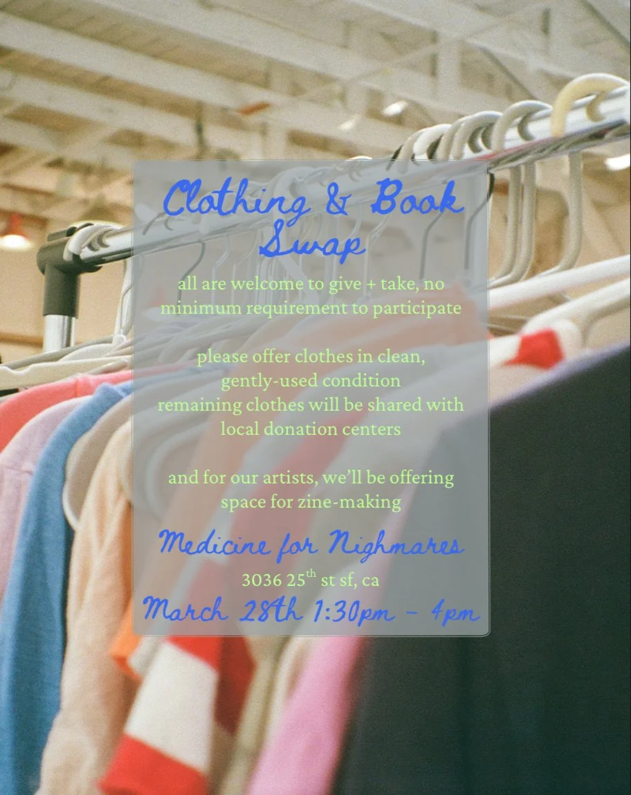 Clothing &amp; Book Swap+’Zine Making Station 