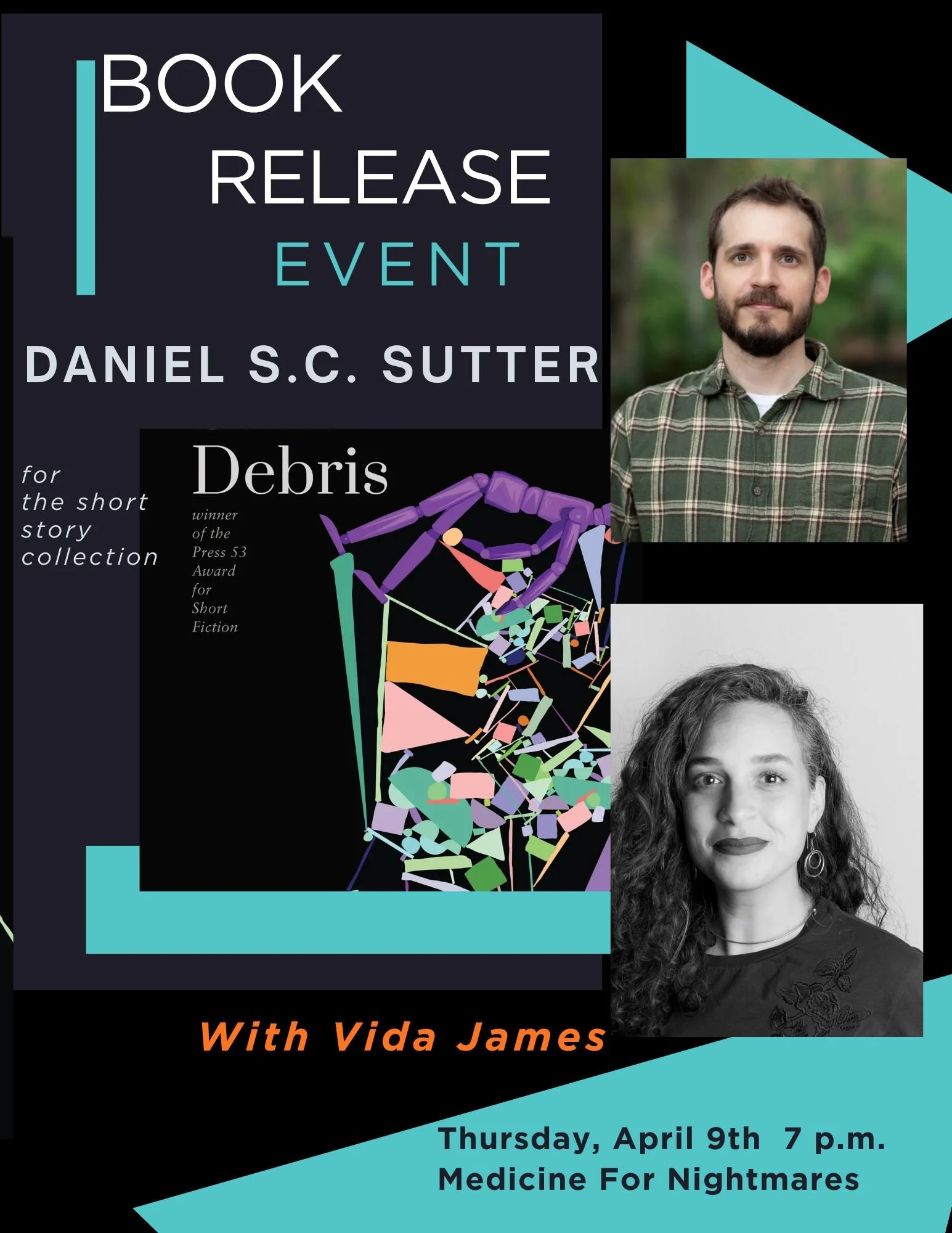 Daniel S.C. Sutter reads from his new book Debris:Stories