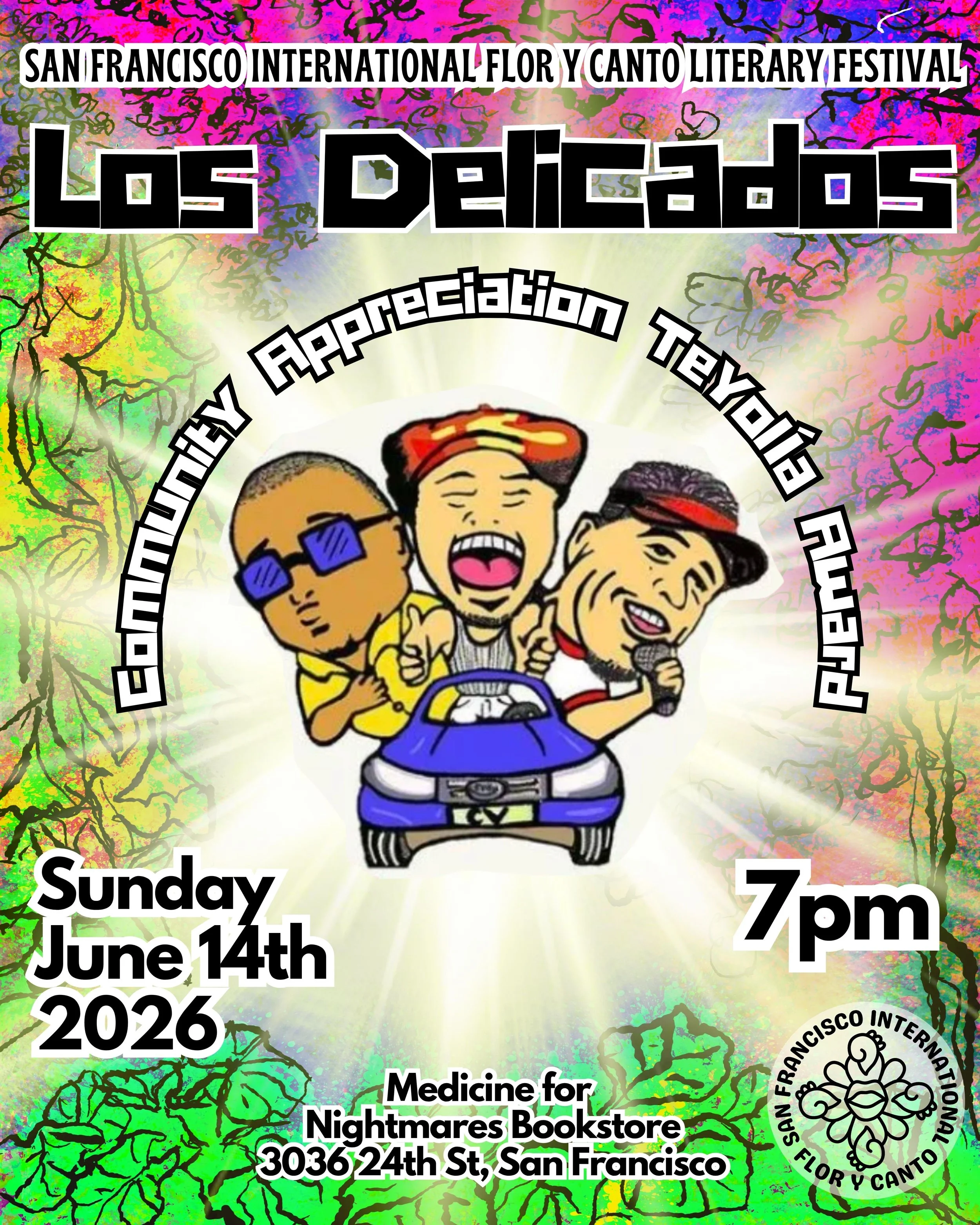 Teyolia Community Award Ceremony honoring Los Delicados(closing evento San Francisco Flor y Canto International Literary Festival)