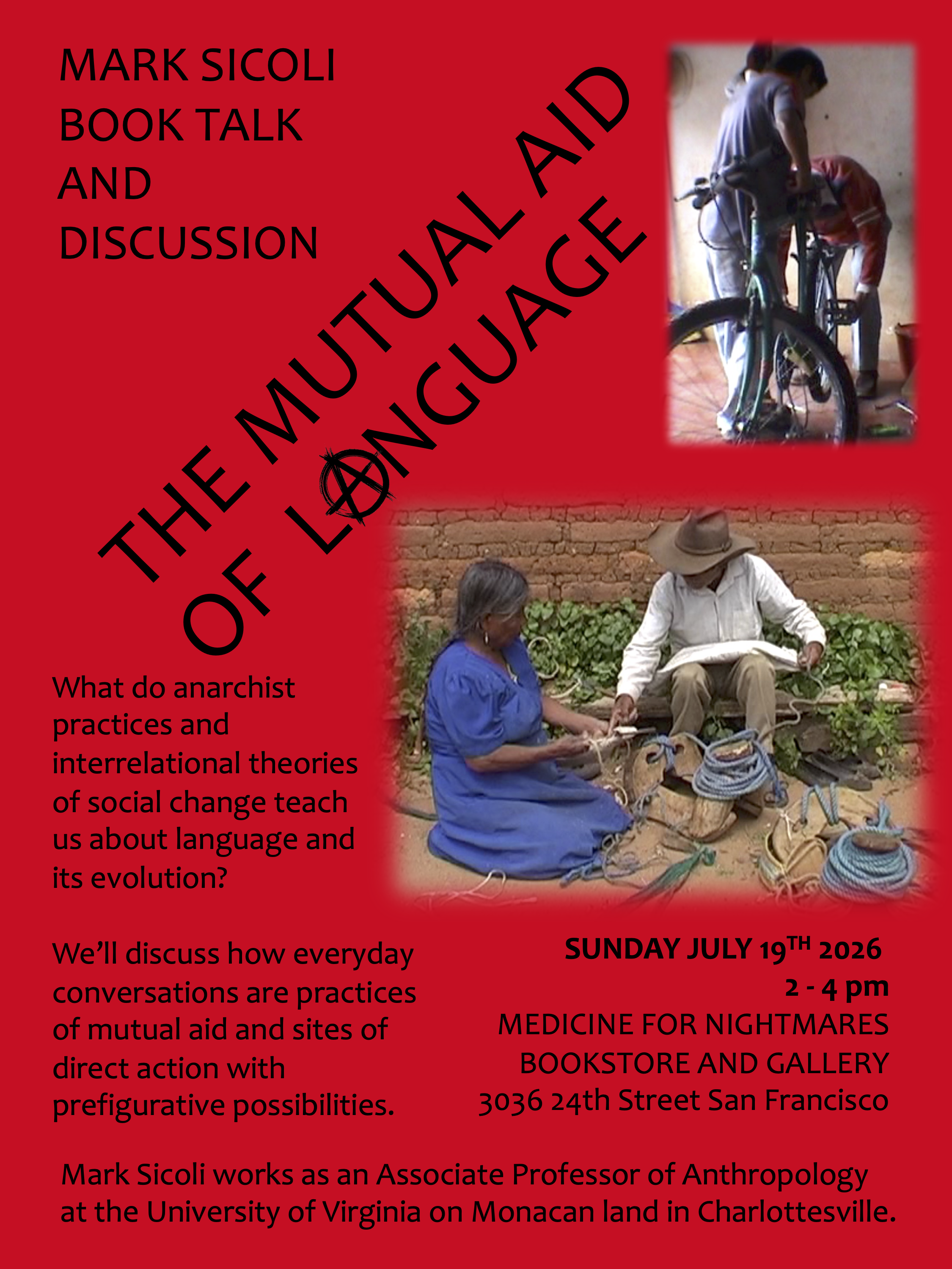 The Mutual Aid of Language – Book Talk and Discussion