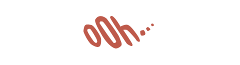 Ooh written in speech bubble