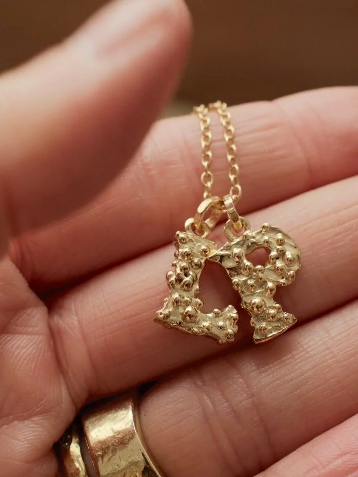 Gorgeous golden &lsquo;Love Letters&rsquo; for a customers birthday gift, and this sweet little duo celebrates the initials of her 2 daughters 💛. It&rsquo;s always so lovely to hear the story behind the purchase.

See link in bio to explore the coll