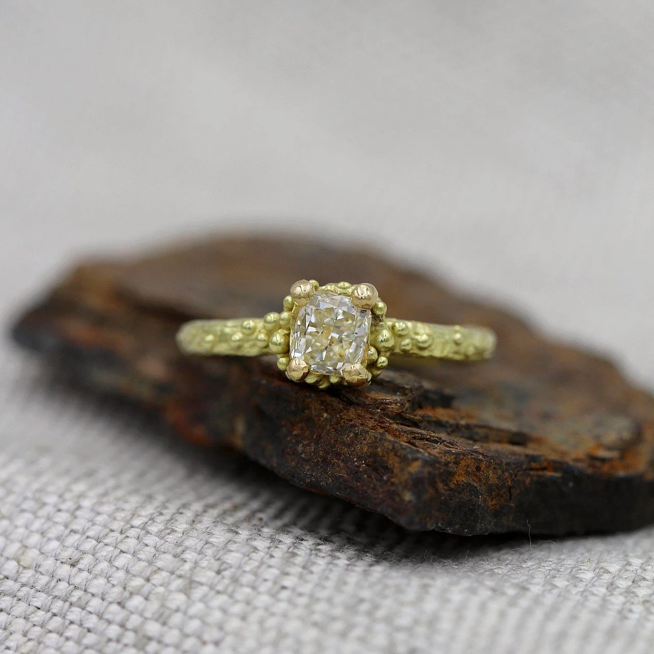 Celeste - Cushion Diamond Ring