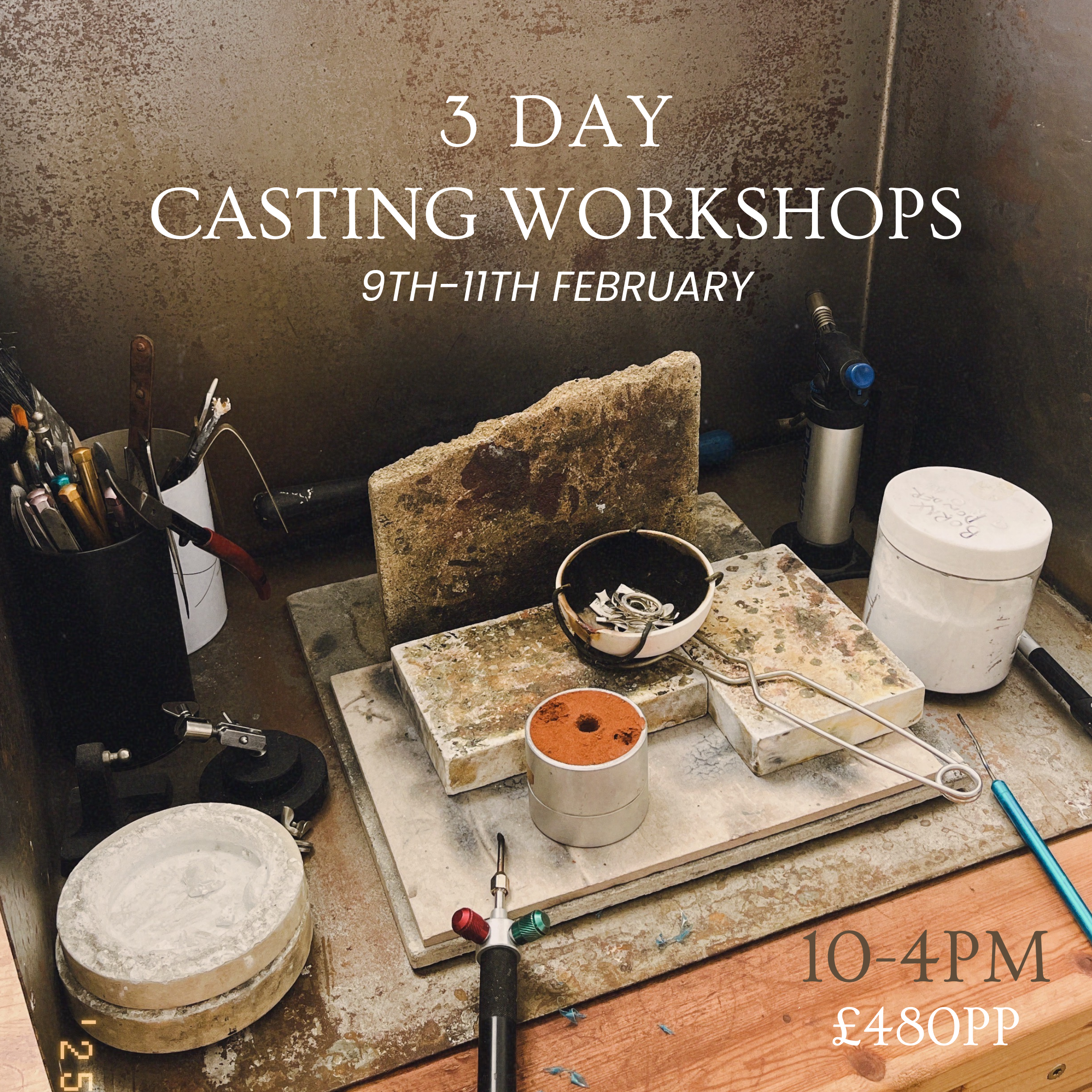 3 Day Casting Workshop: 9th-11th Feb 2026