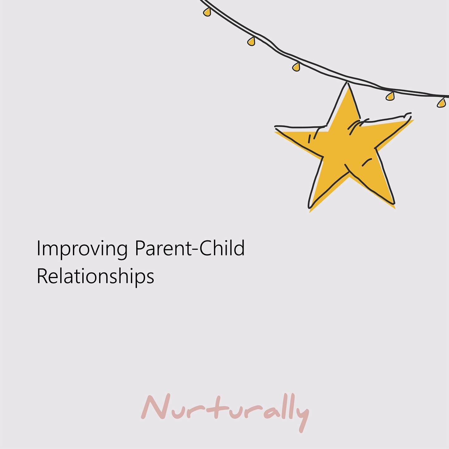 8 Ways to Strengthen a Parent-Child Relationship:

⭐️Show Your Love

⭐️Say &ldquo;I love you&rdquo; often

⭐️Set boundaries, rules, and consequences

⭐️Listen and empathize

⭐️Play Together

⭐️Be available and distraction-free

⭐️Eat meals together

