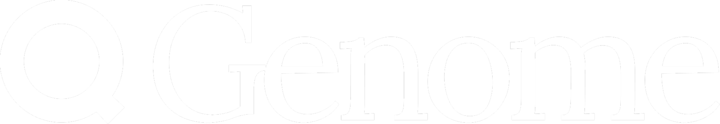 QGenome Logo - White