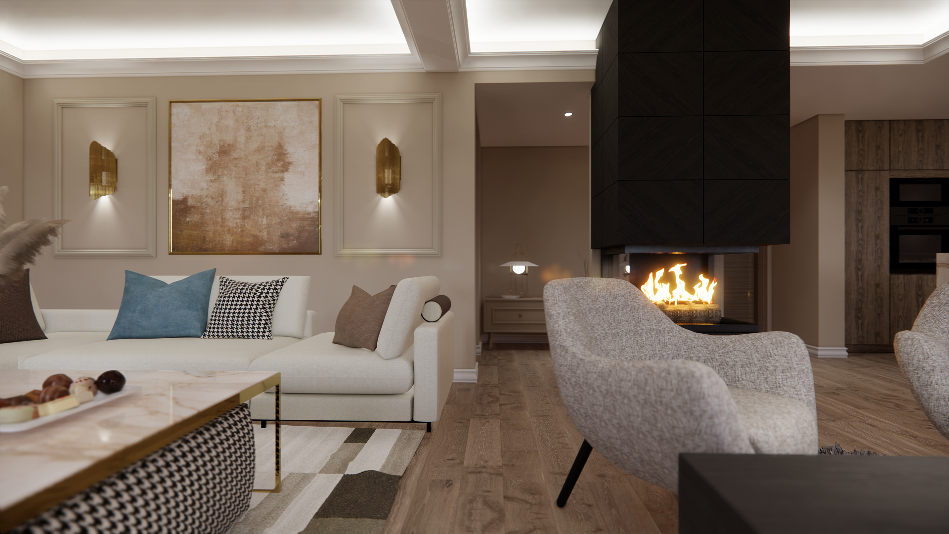 Living room.