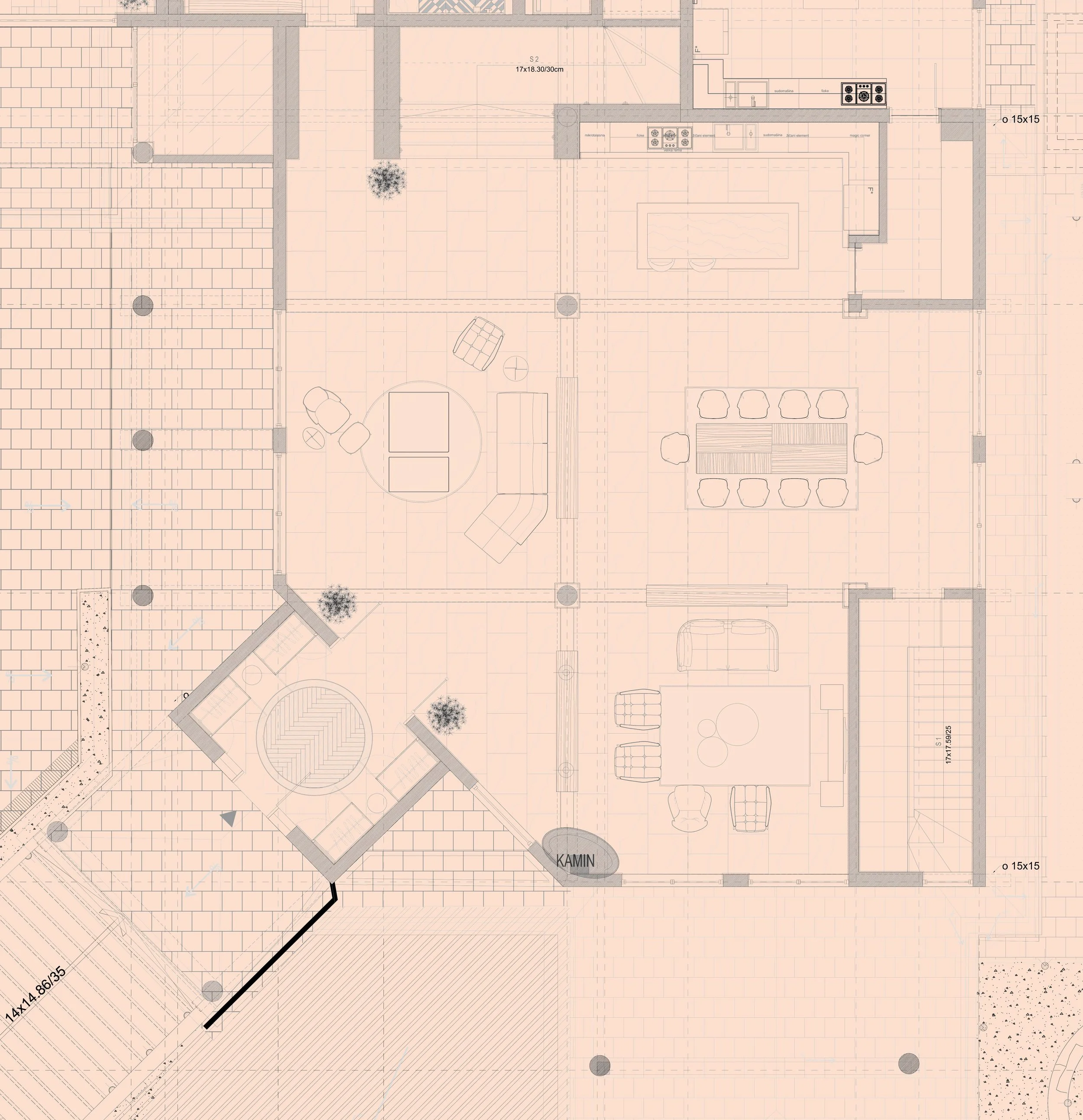 Living Room Floor Plan.