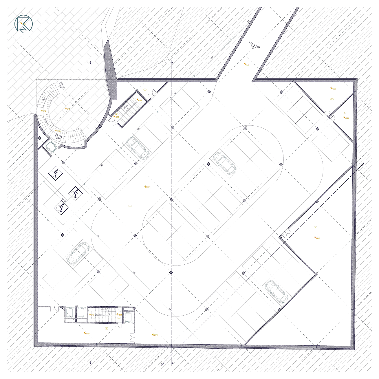 Underground floor plan.