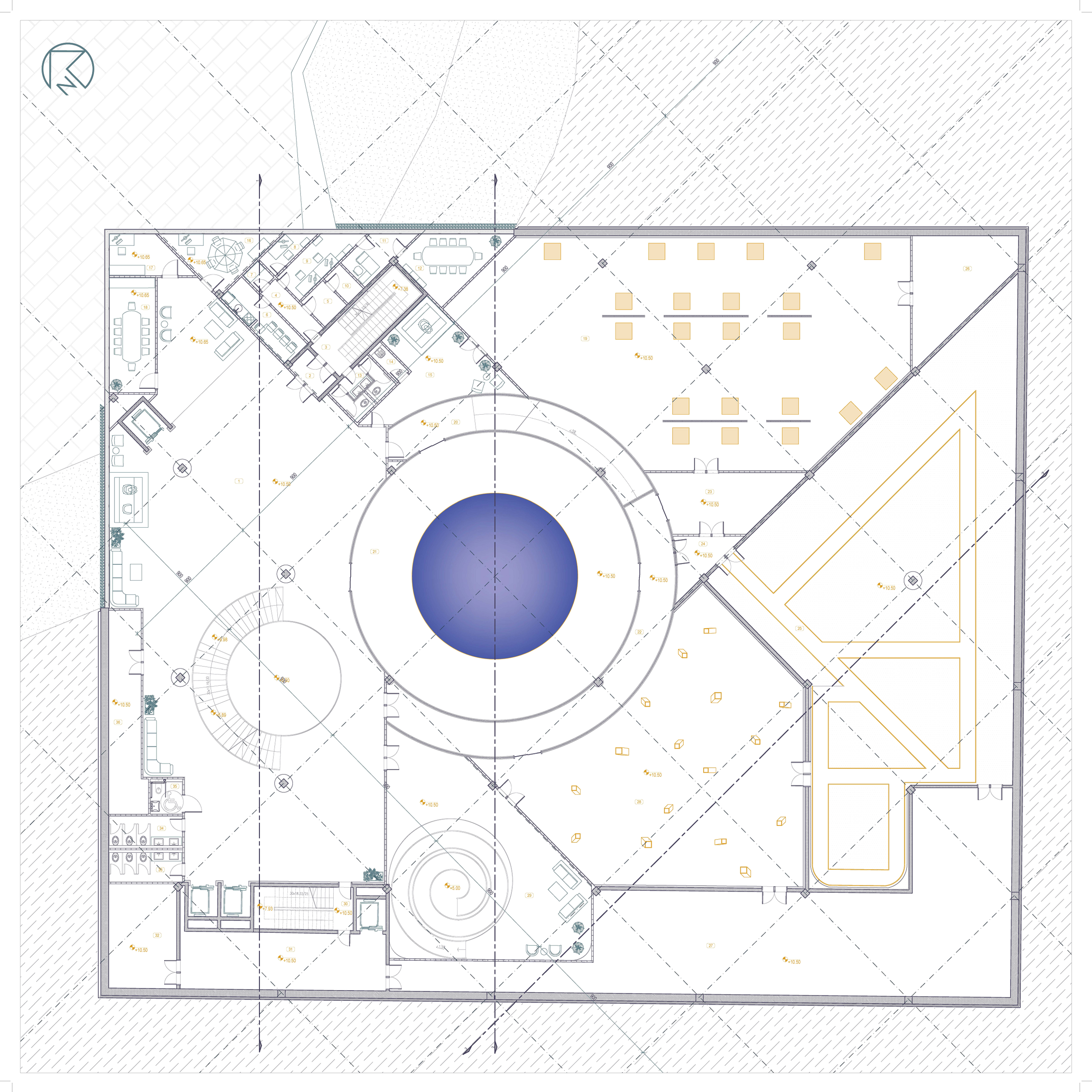 First floor plan.