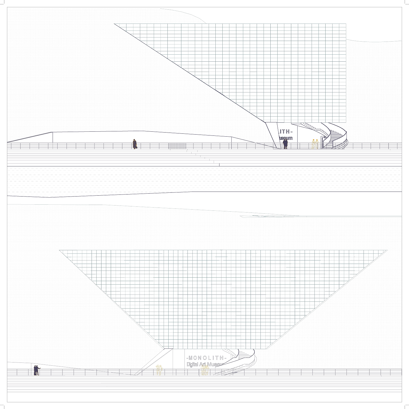 Front and Side elevation.