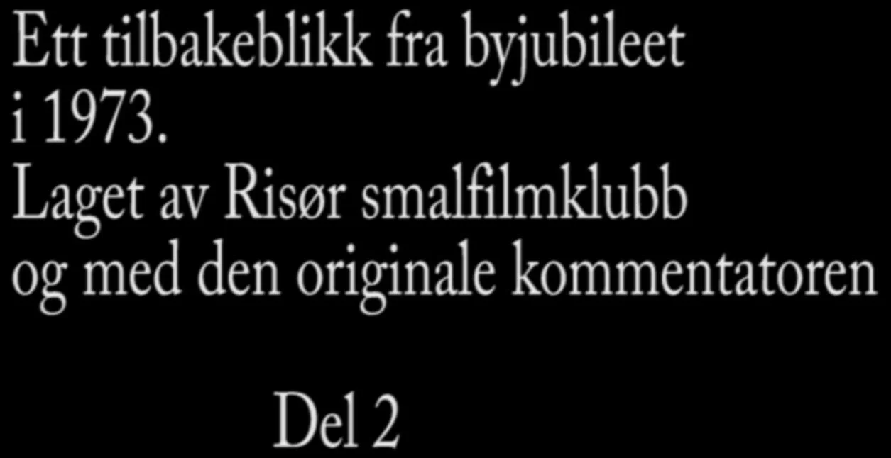 ENDA EN LITEN SMAKEBIT FRA 250-ÅRS JUBILEET I 1973