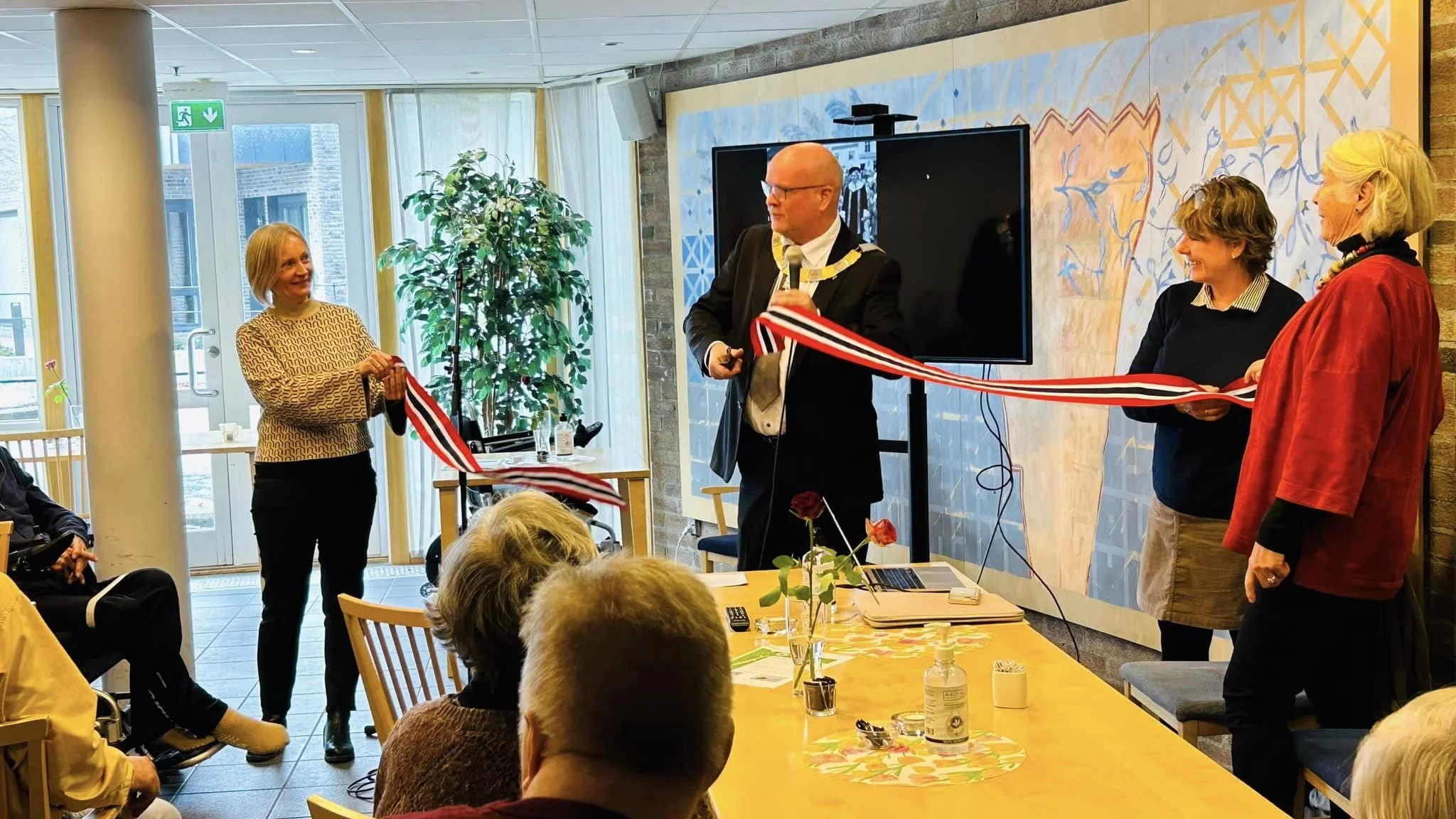 Spennende samarbeidsprosjekt på  Frydenborgsenteret.