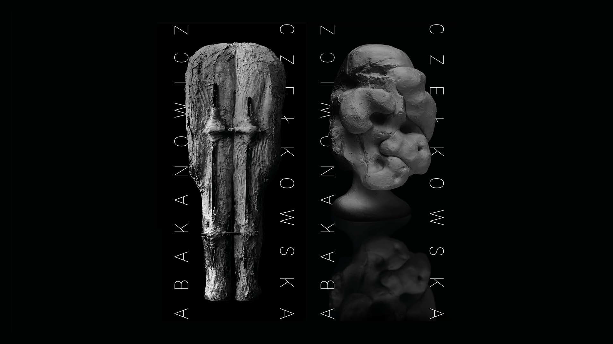 Poster design for Magdalena Abakanowicz and Wanda Czełkowska exhibition