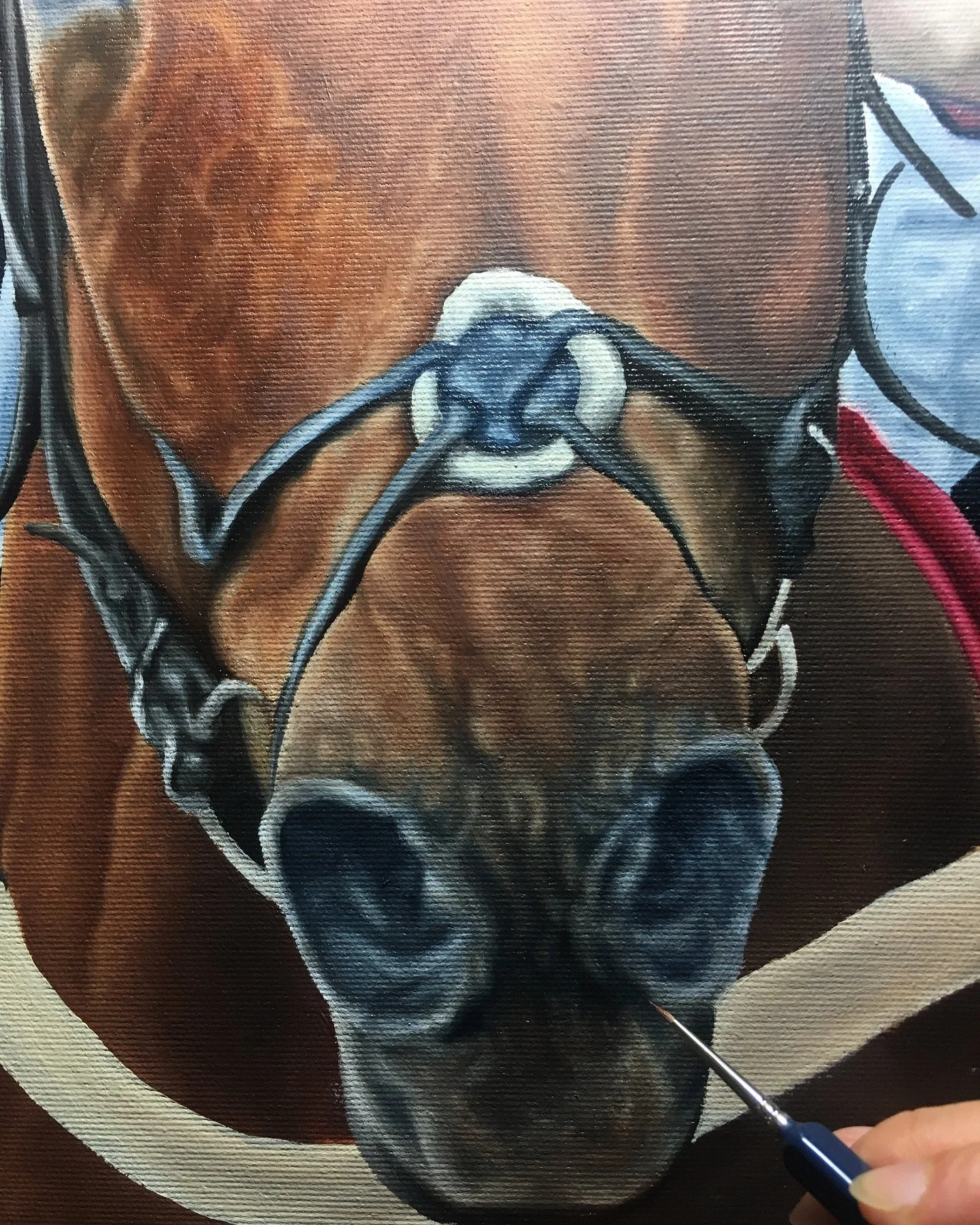 One stroke after another&hellip;. She comes to life&hellip;
.
.
.
#Orpwoodfineart
#theequineartist
#thehorseartist
#equestrianartist
#horsesinart
#racehorseart
#horseart
#professionalhorsepainter
#professionaloilpaintingartist
#equestrianart
#orpwood