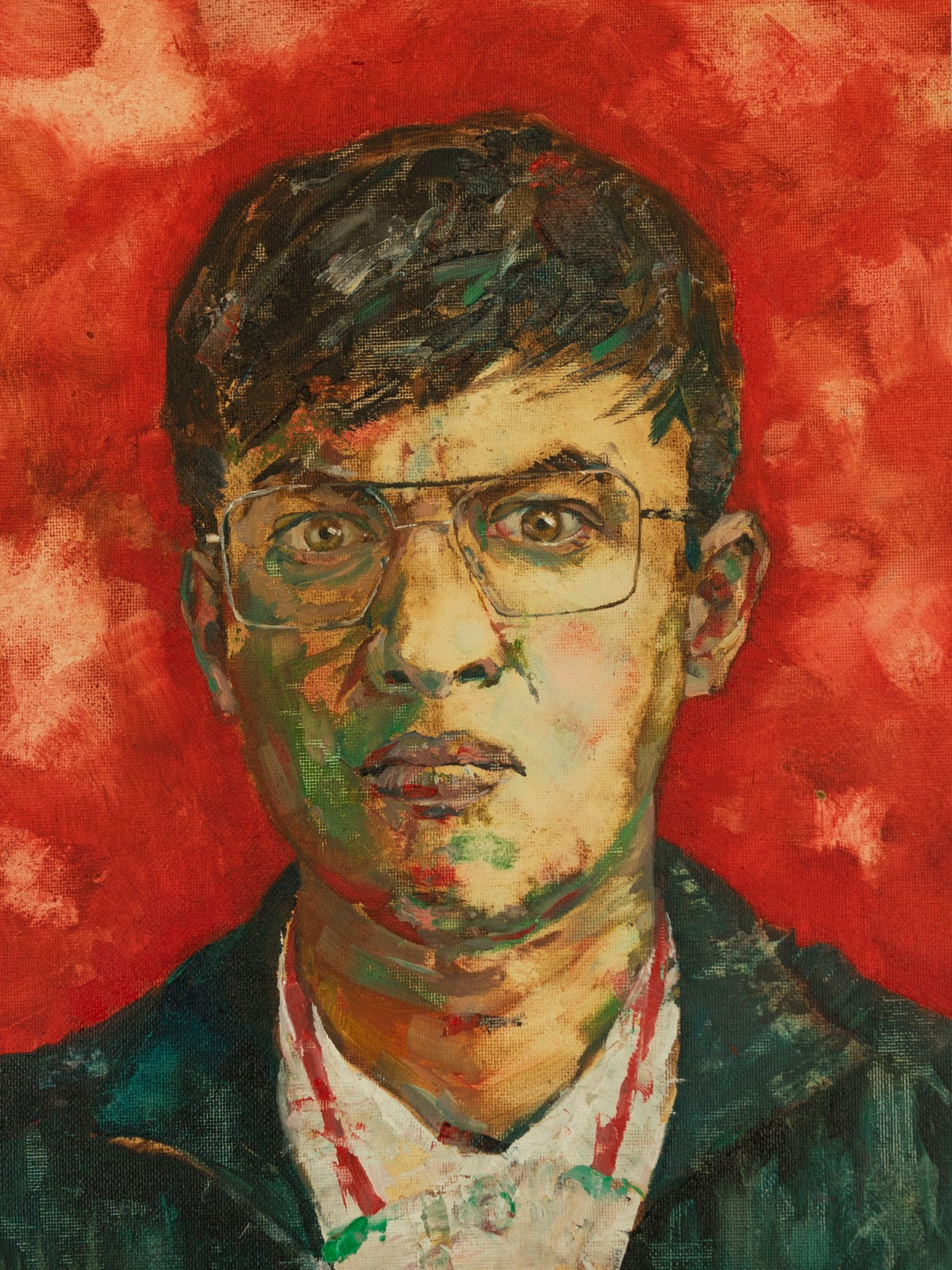 Phil Wang, 2025 (oil on board)