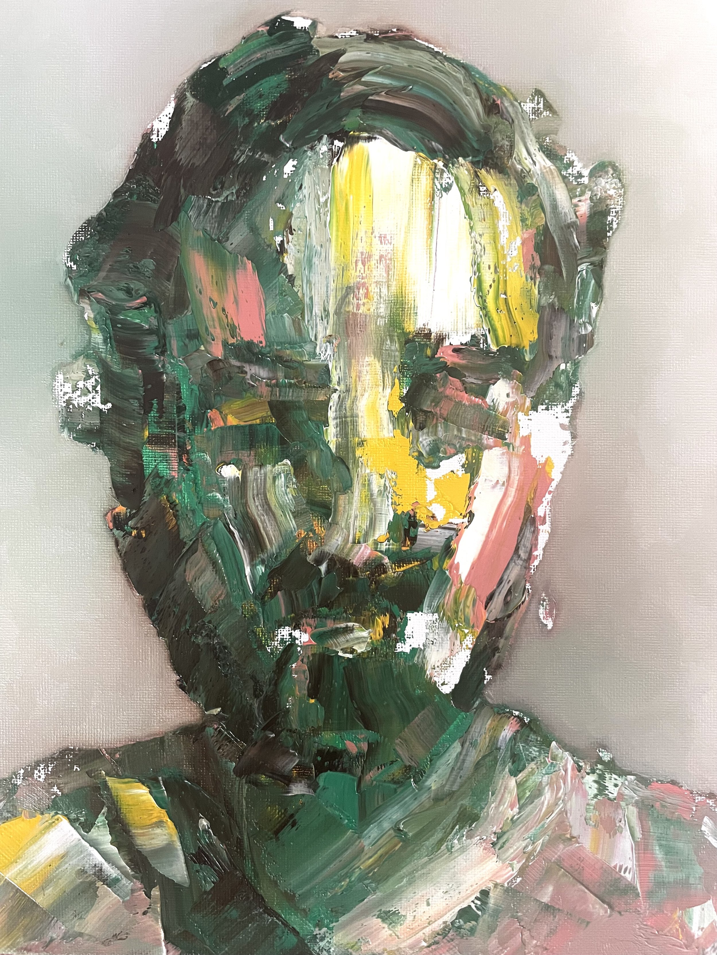 Self In Light, 2024 (oil on board)