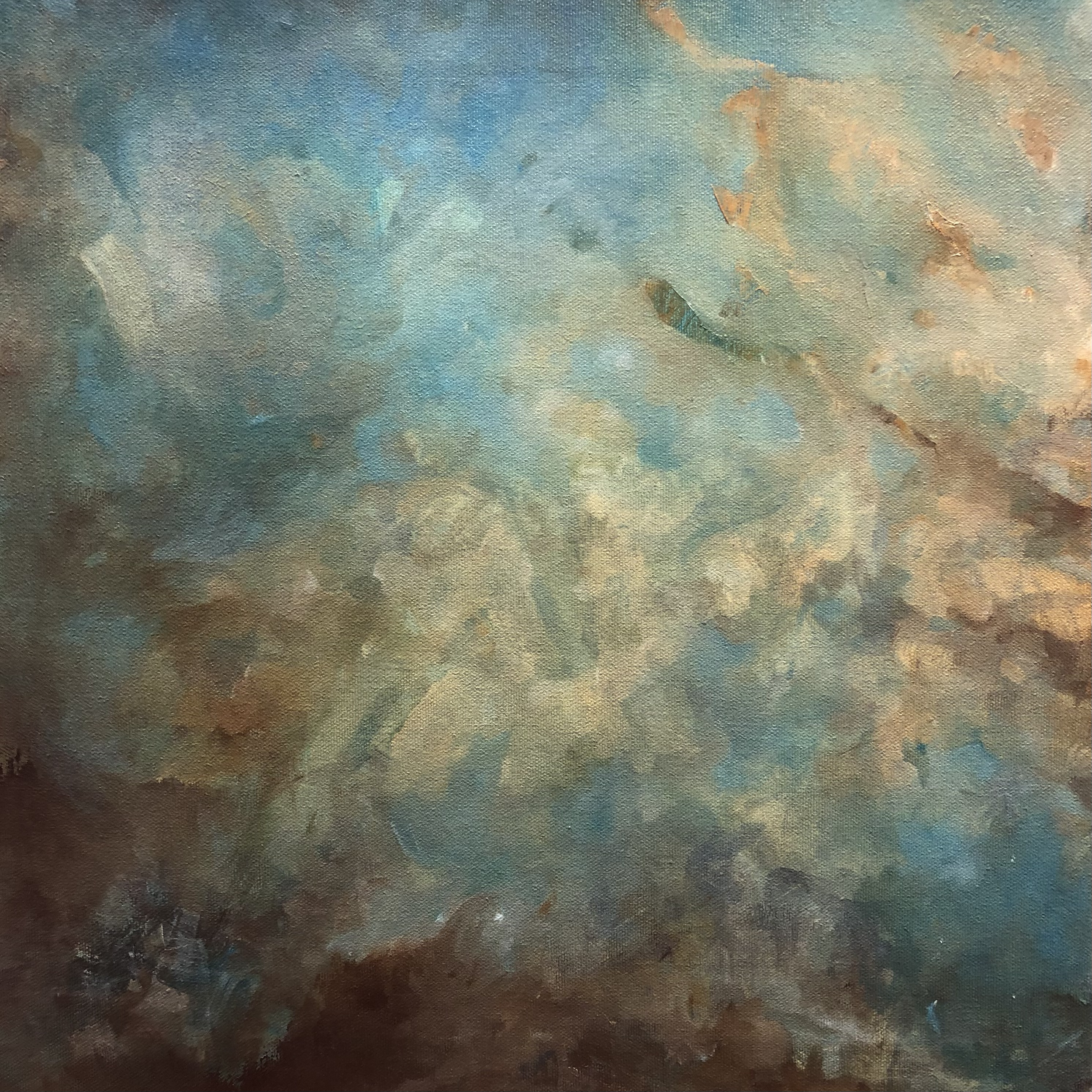 Pillars of Creation III, oil on canvas