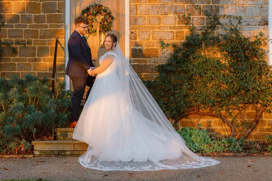 Classic Christmas wedding at Crockwell farm, Daventry