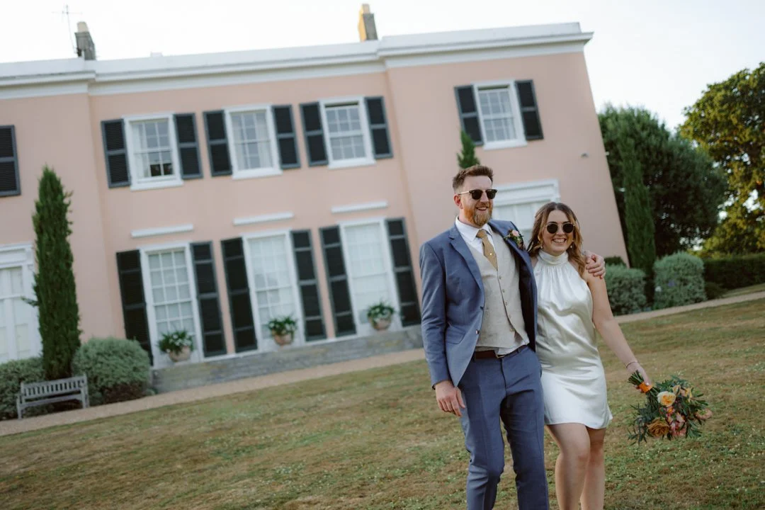 Mediterranean inspired wedding at Bignor park, Sussex