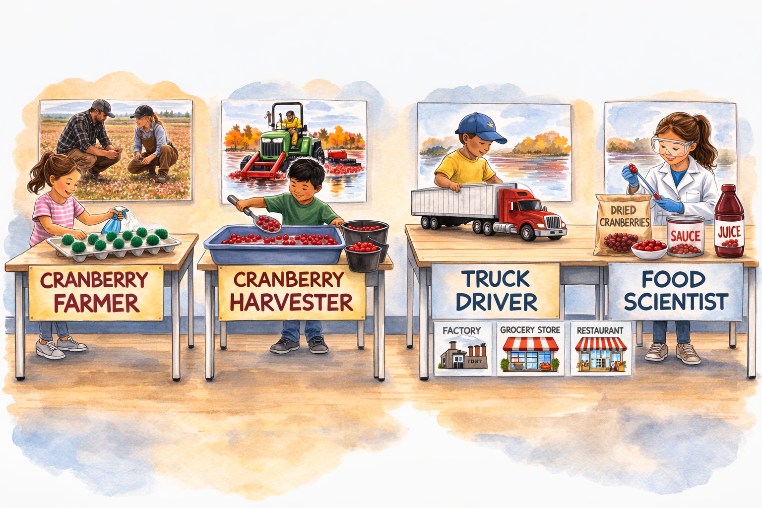 Cran-Career Stations for K-2