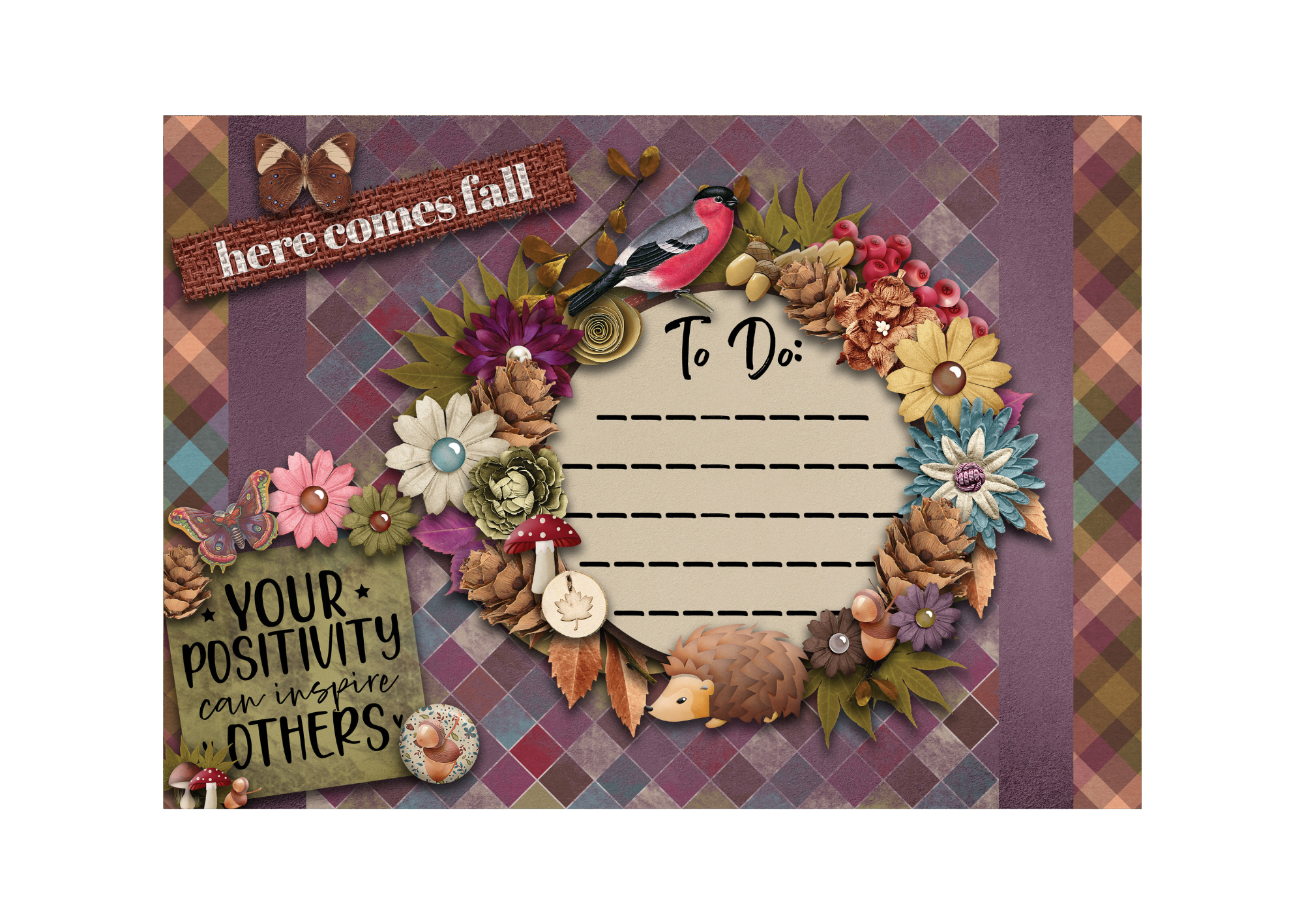 Fall Positivity "To Do" List Freebie