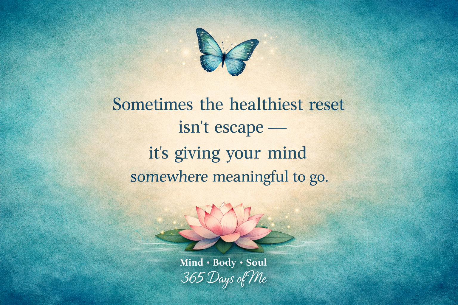 Productivity as My Reset