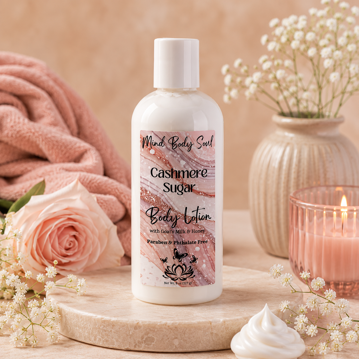 Cashmere Sugar Goat Milk & Honey Body Lotion