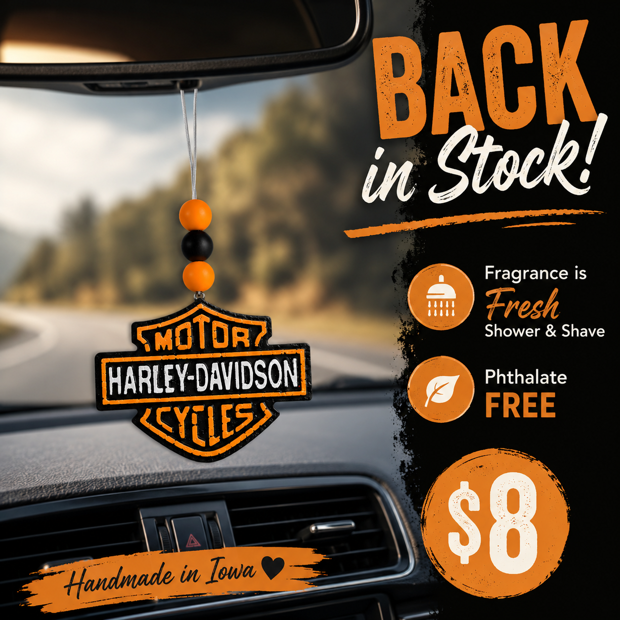 Harley Davidson Car Freshie