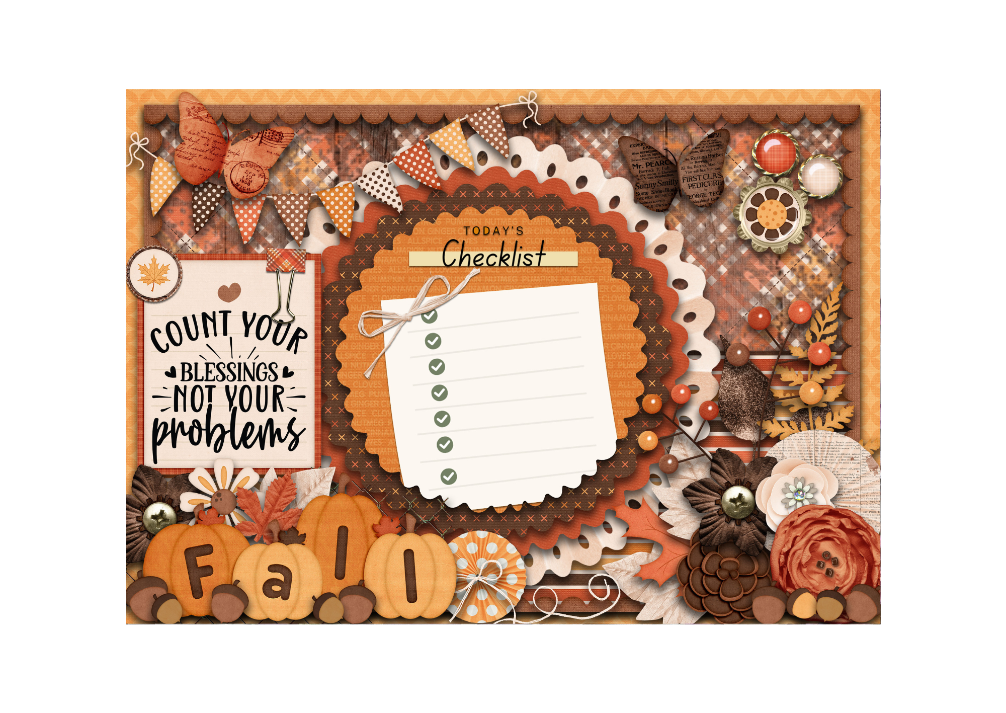 Count Your Blessings To Do List