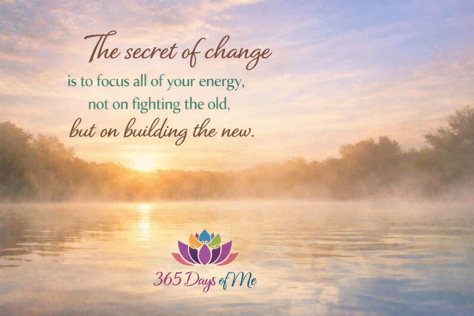 Focus on building the new