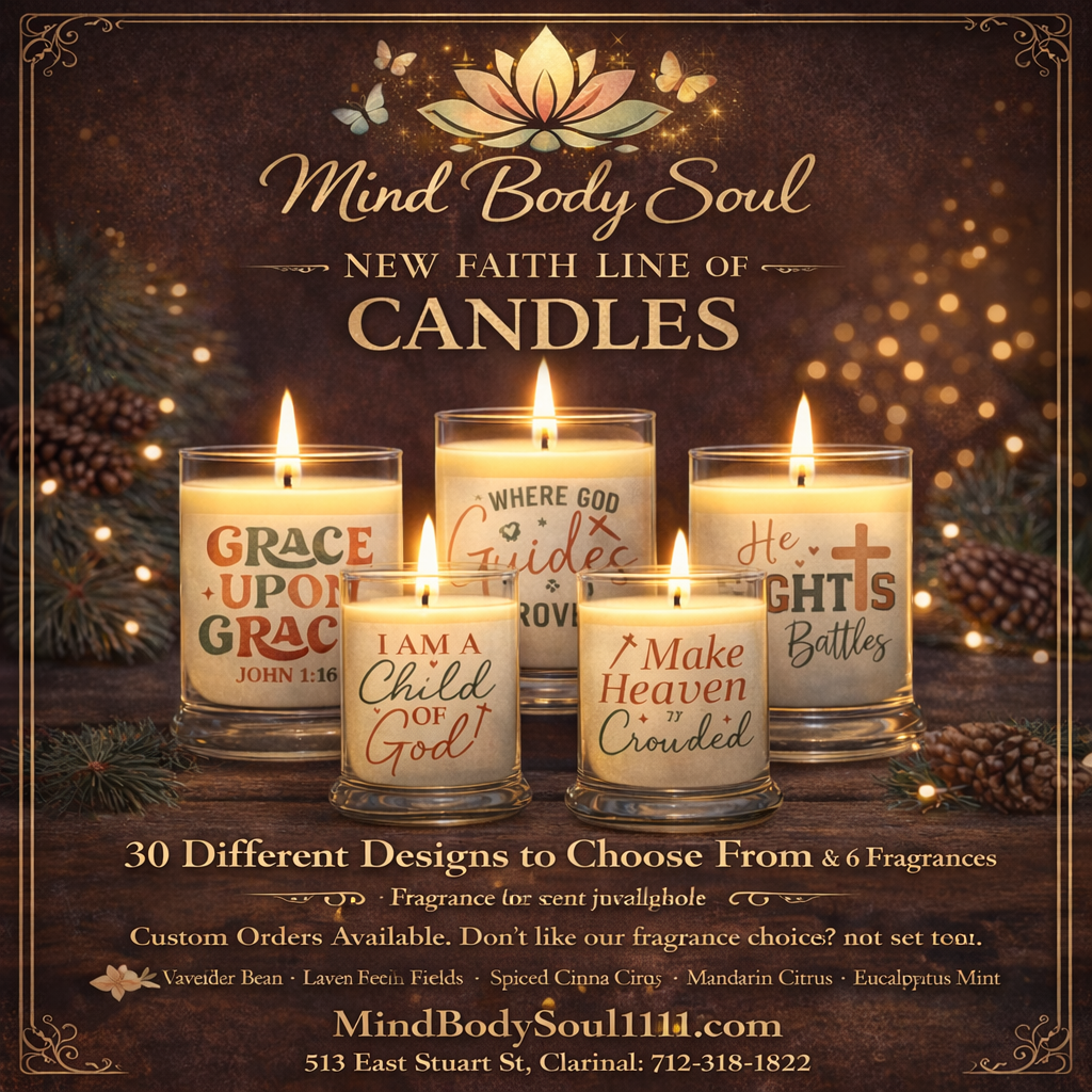 Faith-Based Inspirational Christian 100% Soy Candles ~ 11oz