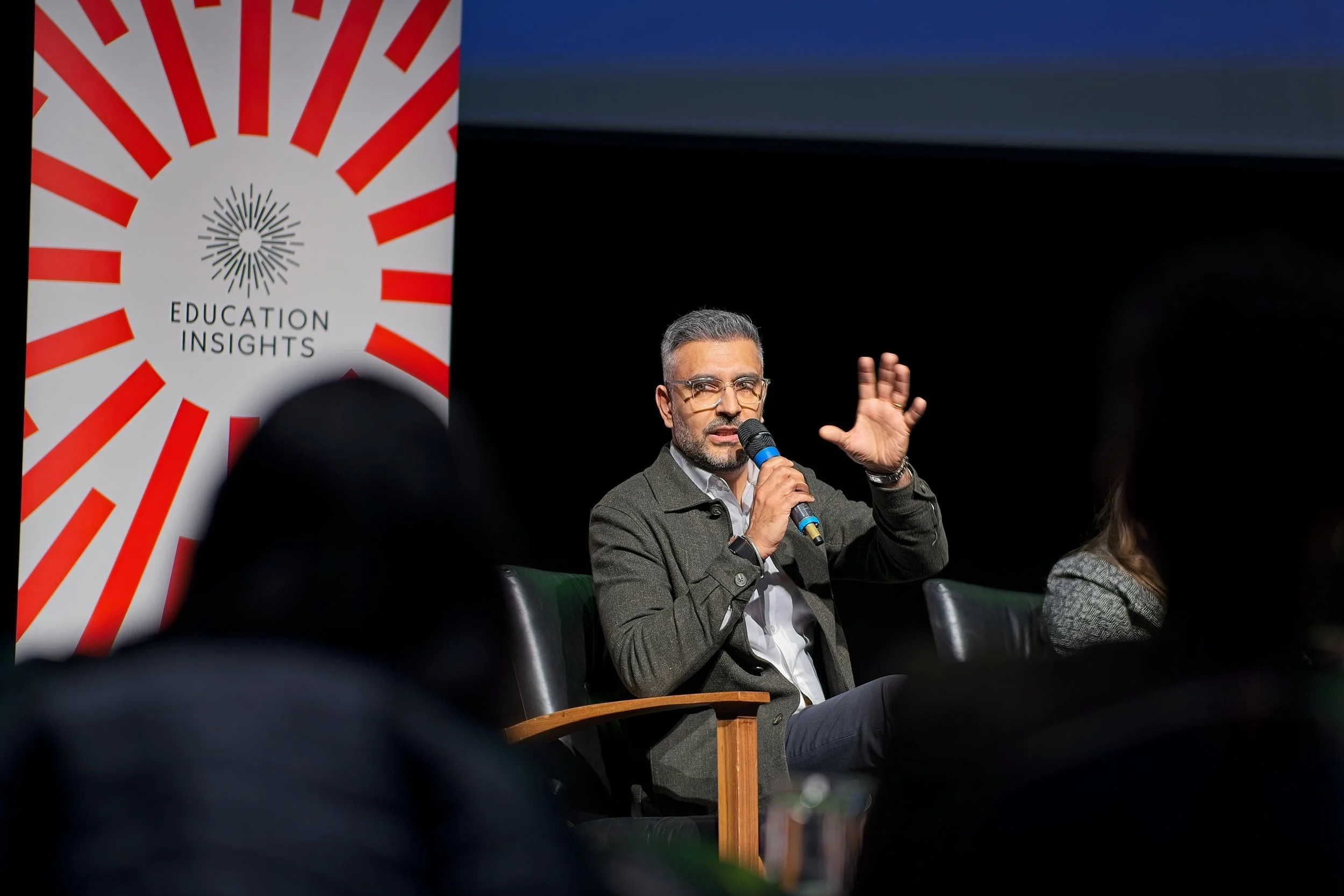Panel speakers at education event for school and leaders