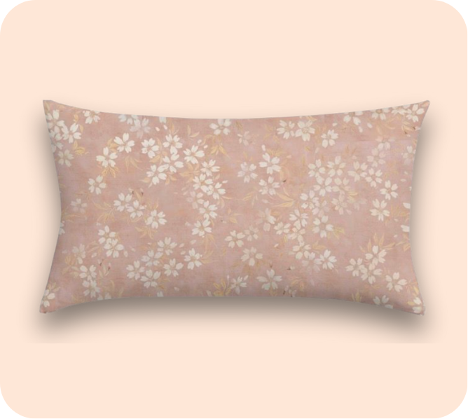 Cherry Blossom Lumbar (Blush)