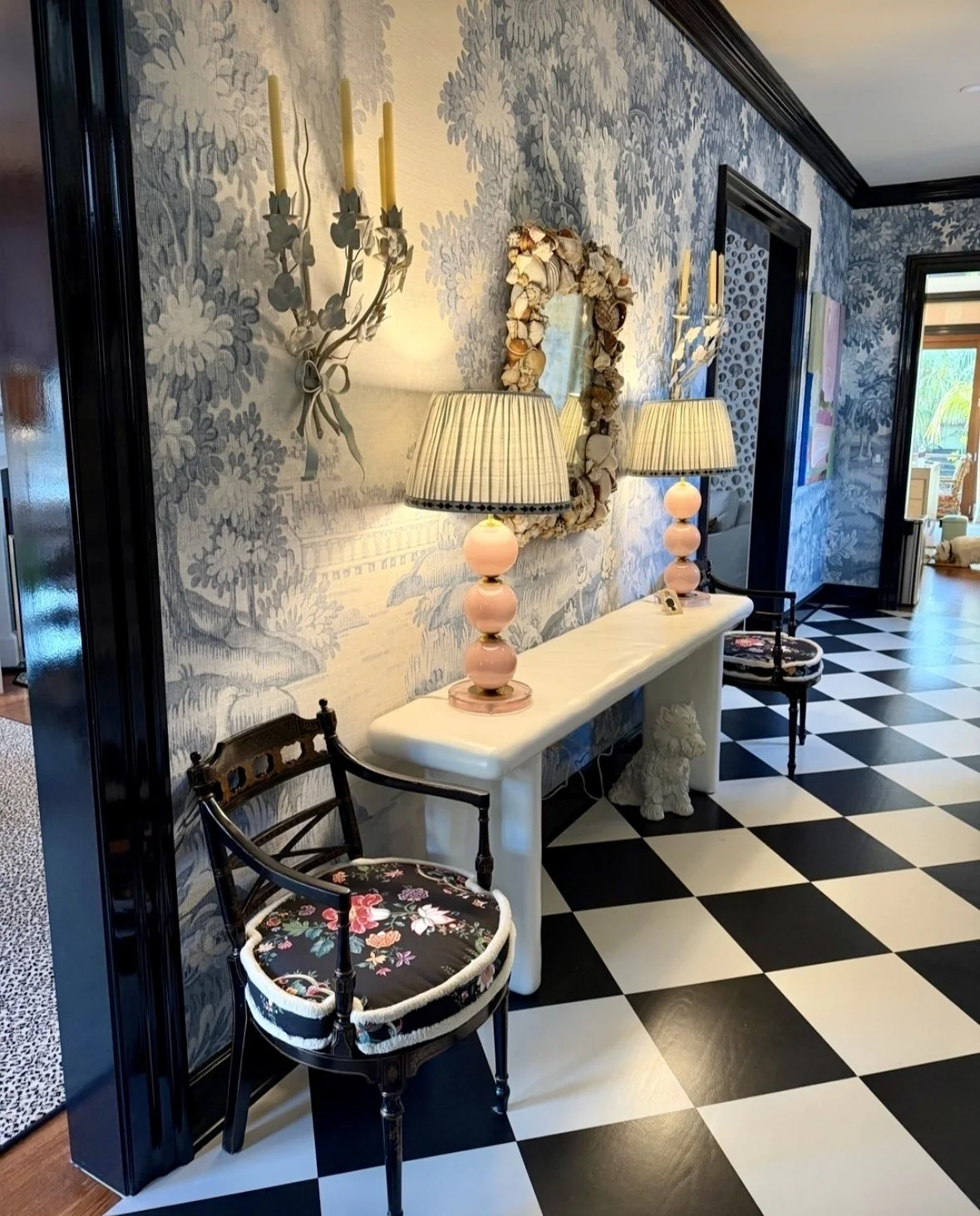 House of Harris-Wallpaper-Left Bank- French Blue-Foyer.jpeg