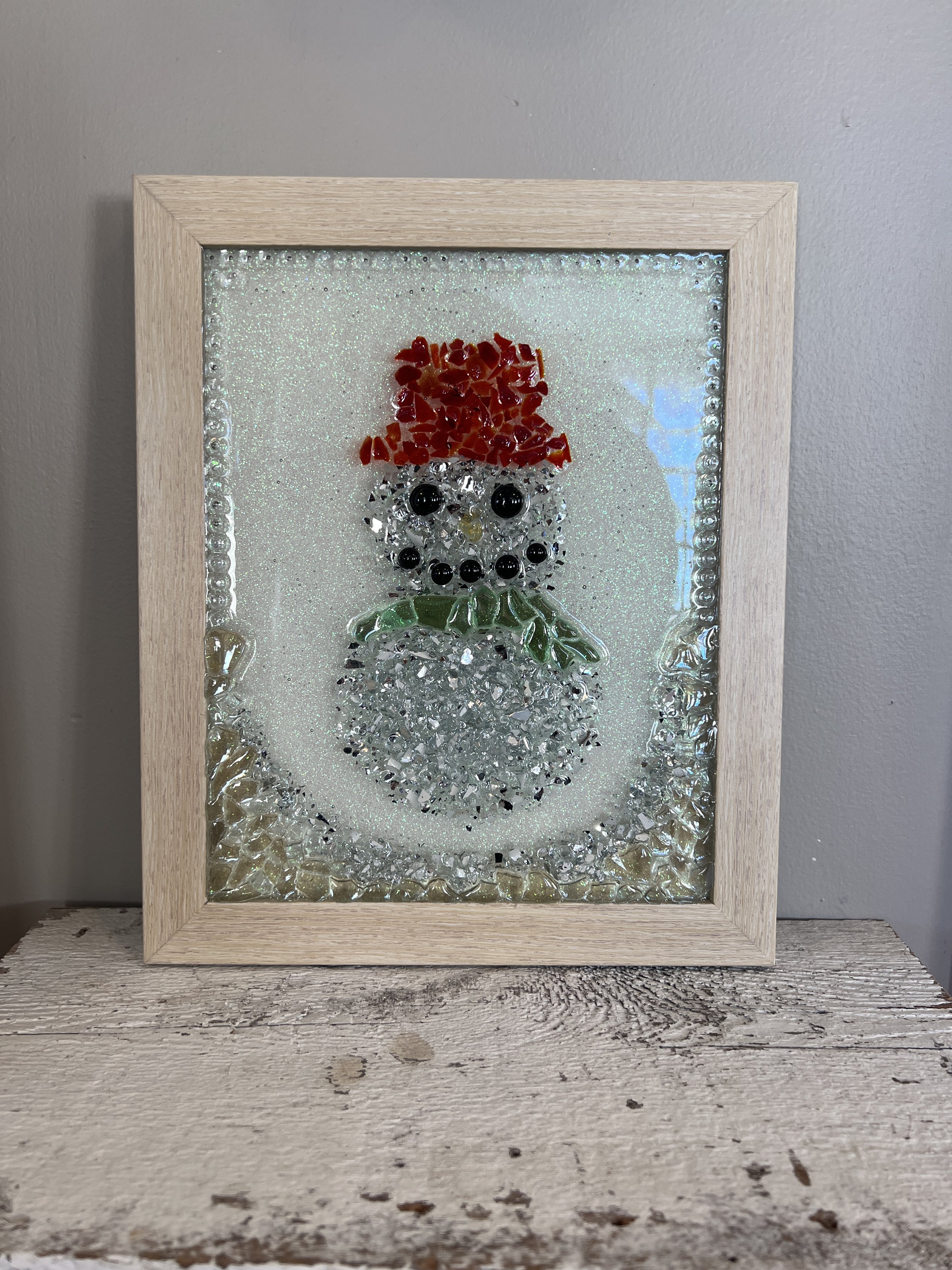 Winter Glass &amp; Resin Frame Class