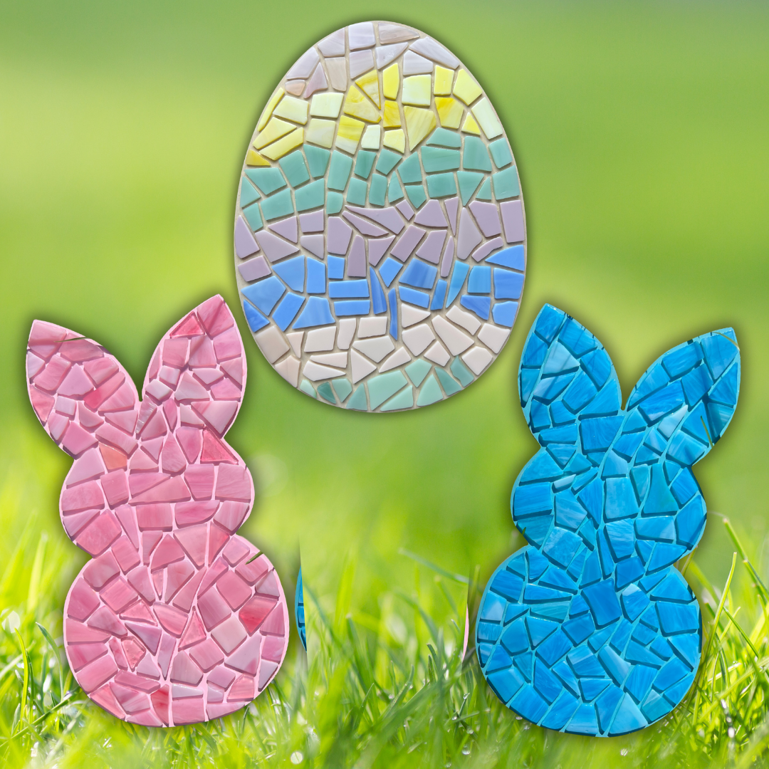 Easter Egg or Peeps Bunny Mosaic Class