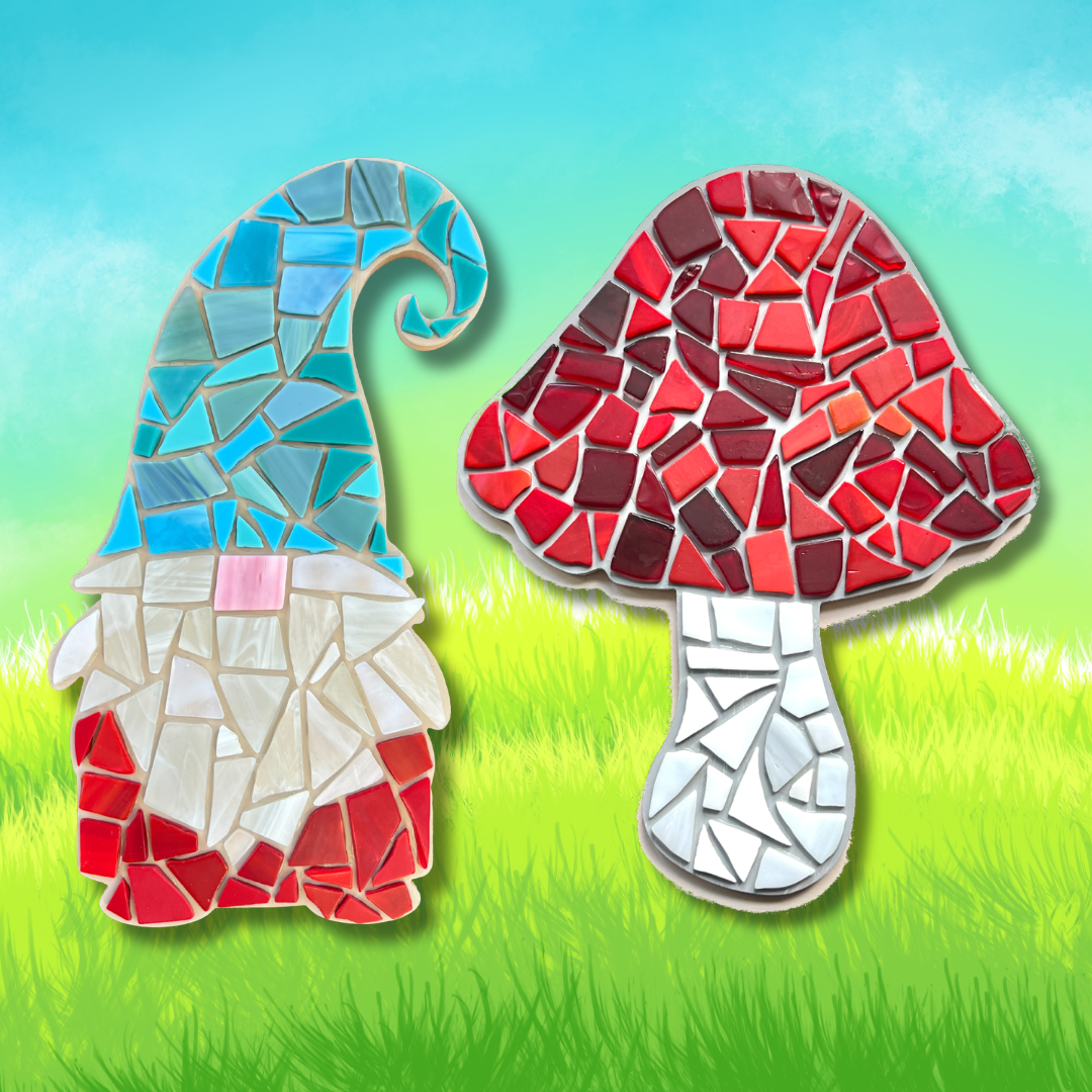 Gnome and Mushroom Mosaic Class