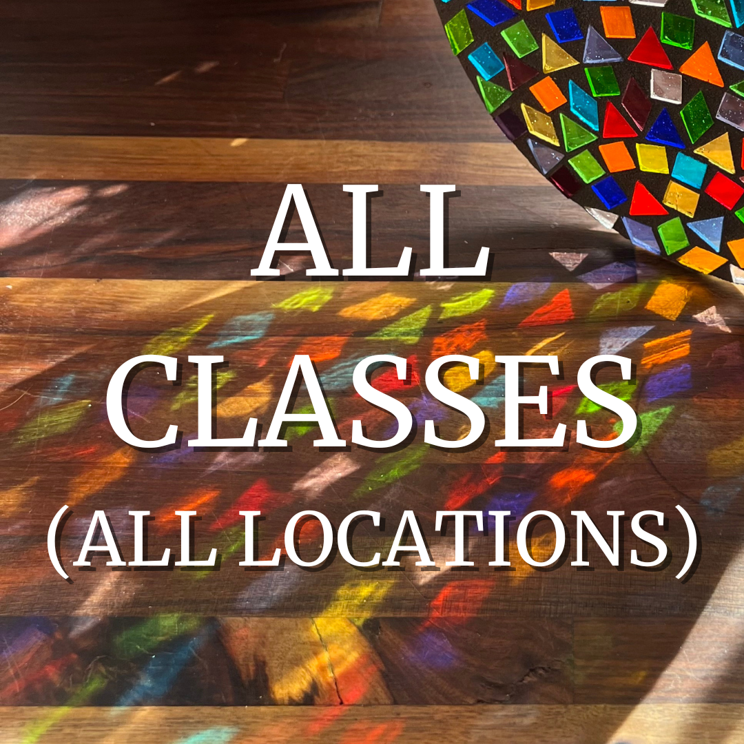  Classes Throughout Central PA -   
Explore Amanda's full schedule of upcoming classes happening at Mosaic Montage and other locations throughout Central PA. 