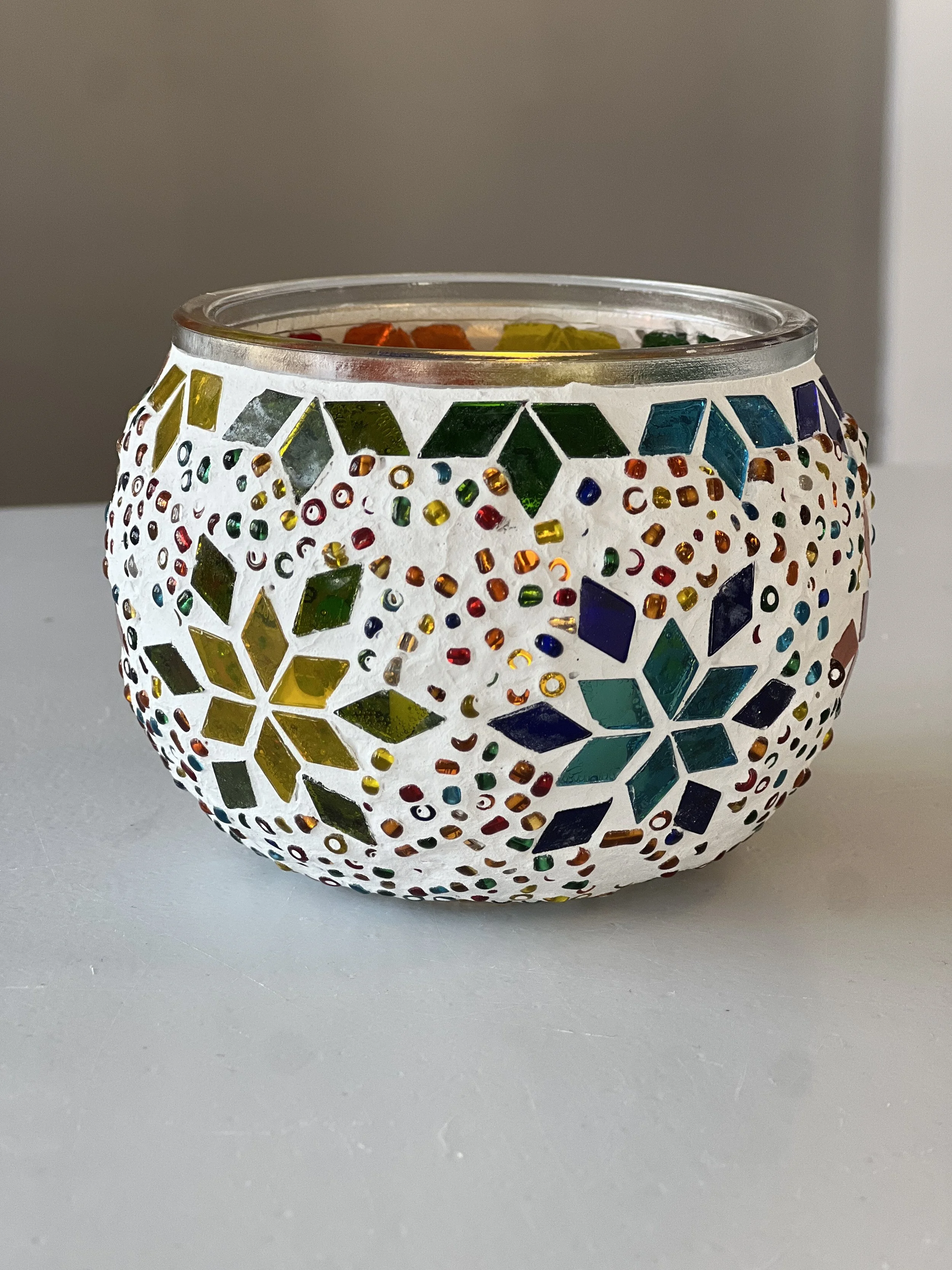 Mosaic Lamp tea light 1.JPG