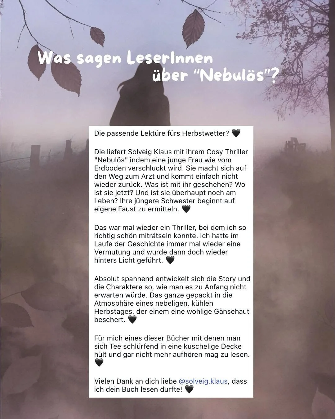 .. dem ist nichts hinzuzuf&uuml;gen 😃😃😃 

Wenn du auch wissen m&ouml;chtest, was mit Jelda passiert, dann schau einfach auf meine Webseite und sichere dir dein Taschenbuch! Vielleicht suchst du auch ein Geschenk f&uuml;r eine/n liebe/n B&uuml;cher