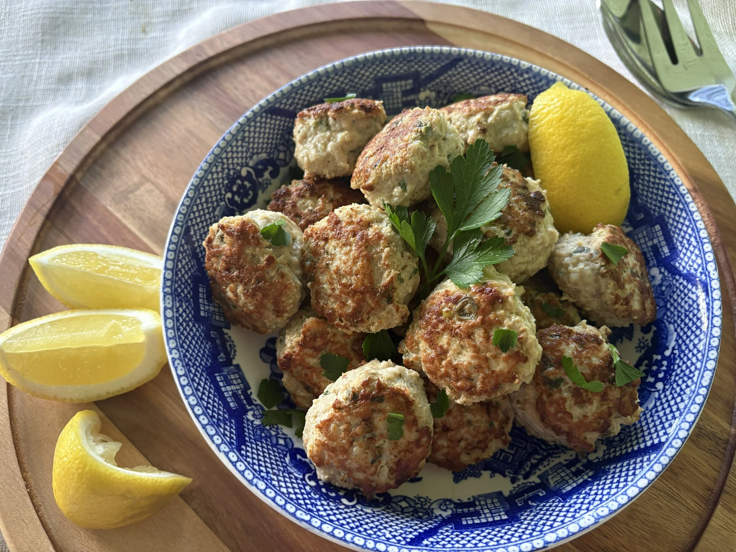 Chicken Piccata Meatballs