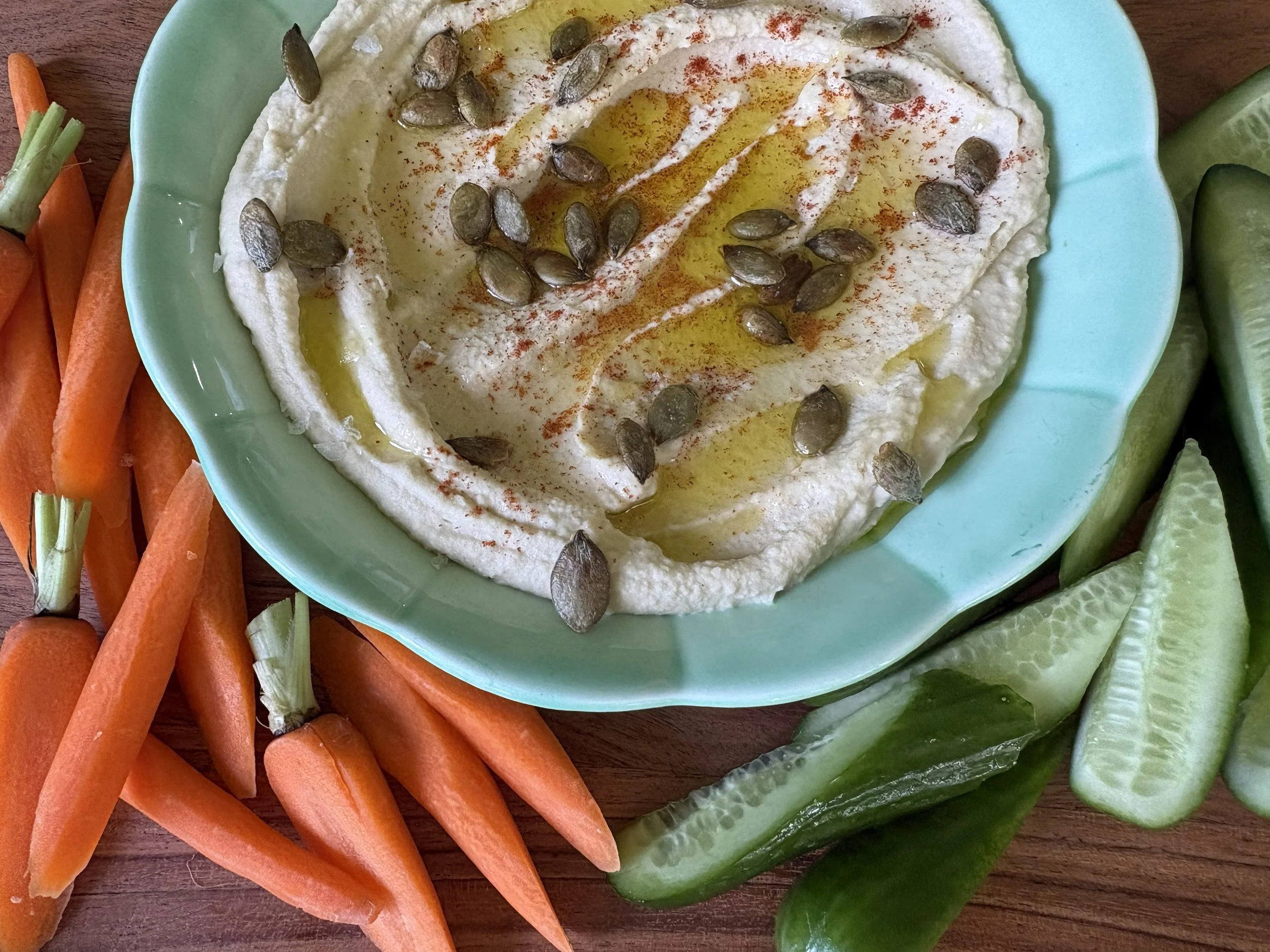 Dreamy Creamy Tahini-y Hummus