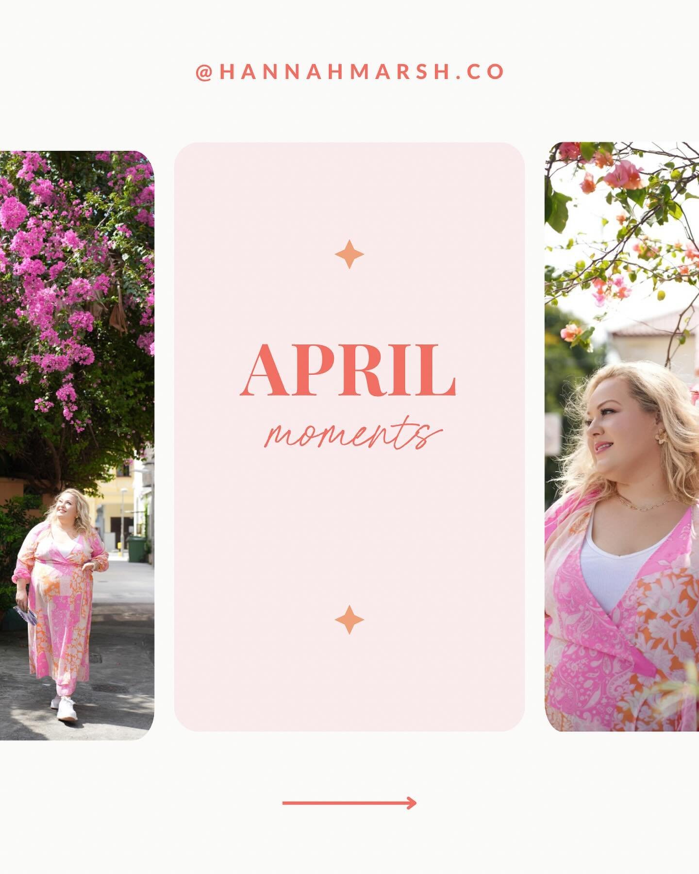 April, you were a whirlwind of beauty and adventure. From blooming flowers🌼 to blooming ideas 💭, this month included many sweet memories. Here&rsquo;s to May, bringing more adventures and opportunities to blossom! 🌸✨ #MonthlyRecap #NewBeginnings