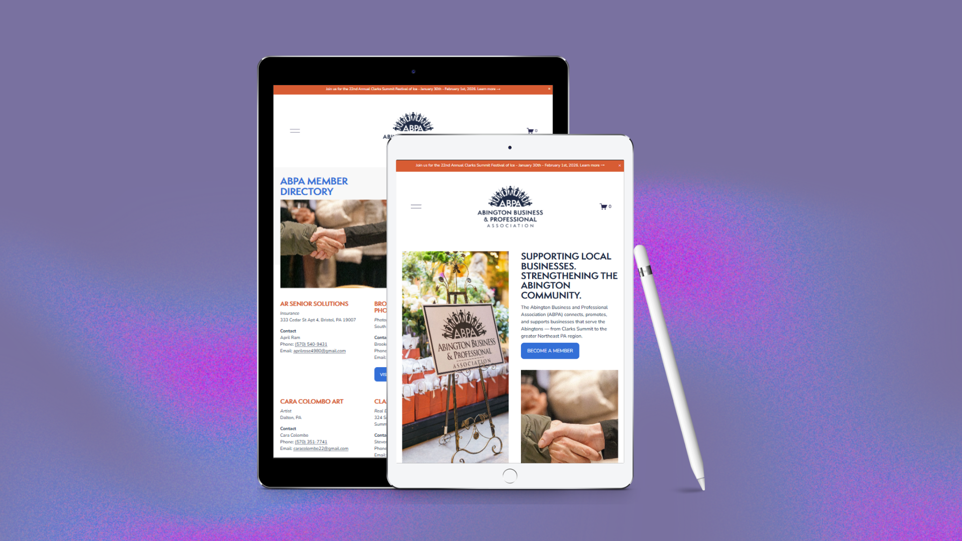 Client: Abington Business &amp; Professional Association (ABPA)